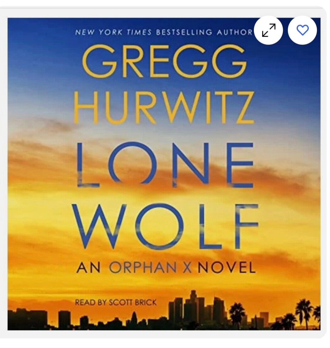 LONE WOLF by Greg Hurwitz Audiobook cd Brand new Free ship