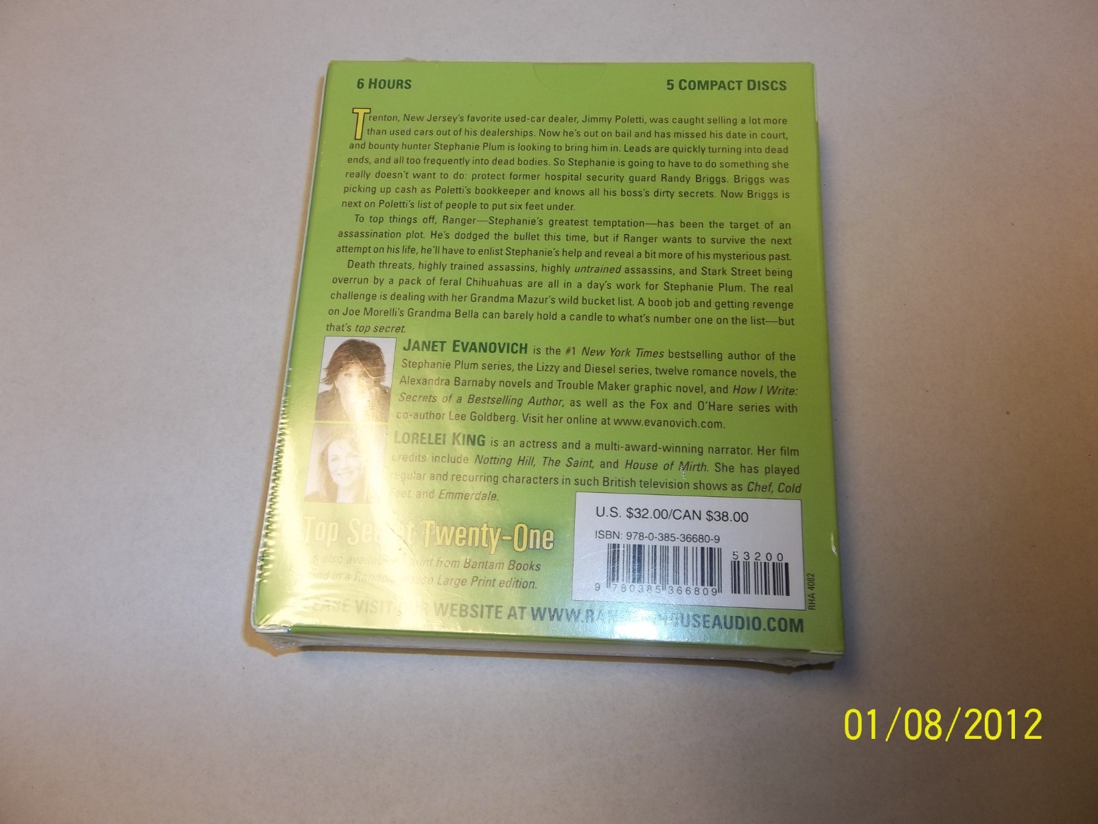 Top Secret Twenty-One A Stephanie Plum Novel Janet Evanovich 2014 Audio Book