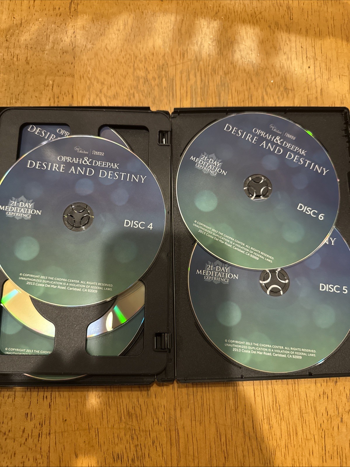 Oprah & Deepak : Desire and Destiny — 21 Day Meditation Experence 2013 6 CD set