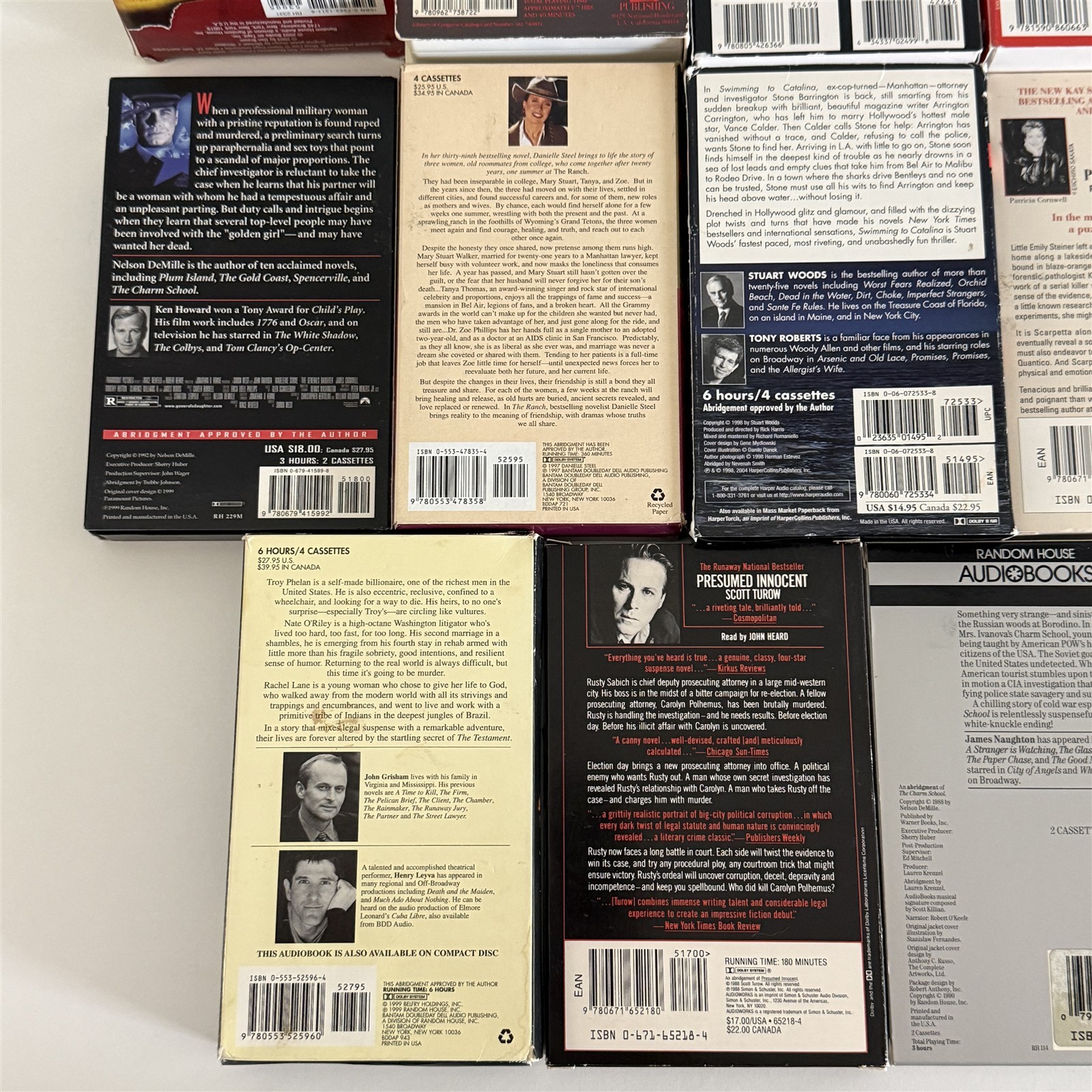 Lot Of 11 Mystery Thriller Suspense War Historical Fiction Audiobooks Cassettes