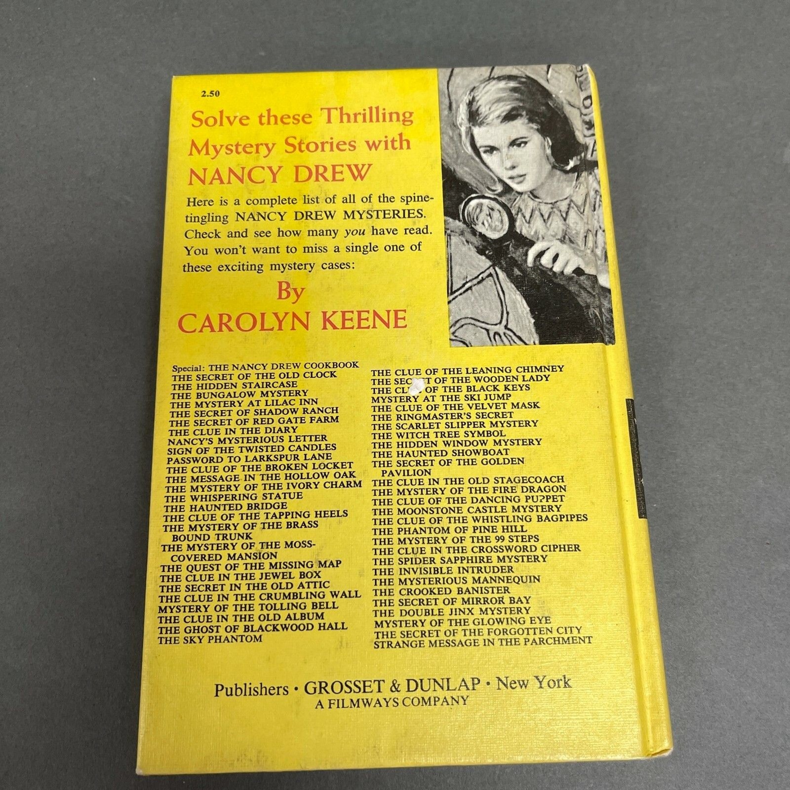 The Crooked Banister by Carolyn Keene Nancy Drew Mystery Stories