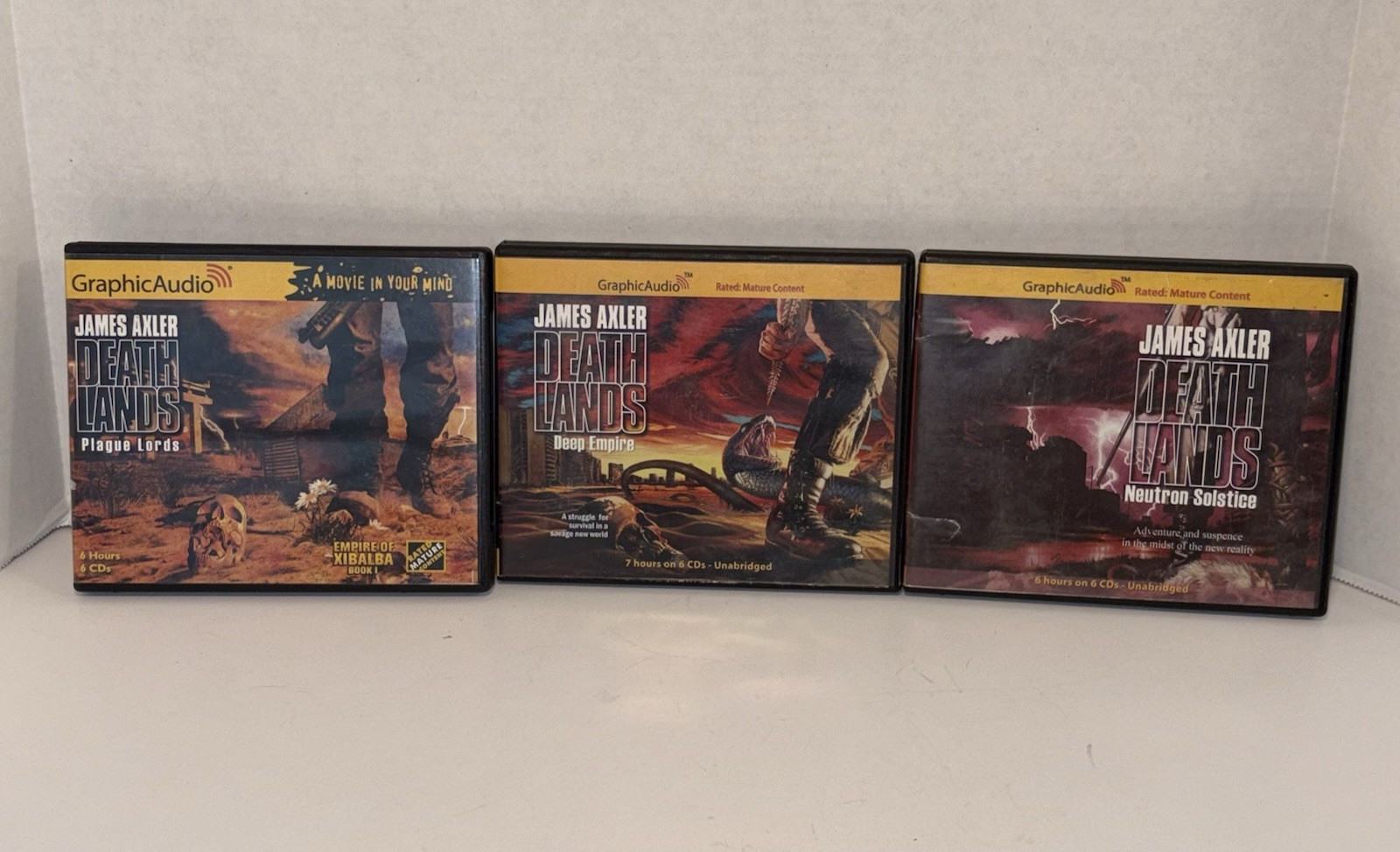 Death Lands — Deep Empire Neutron Solstice Plague Lords 3 Graphic Audio CD Books