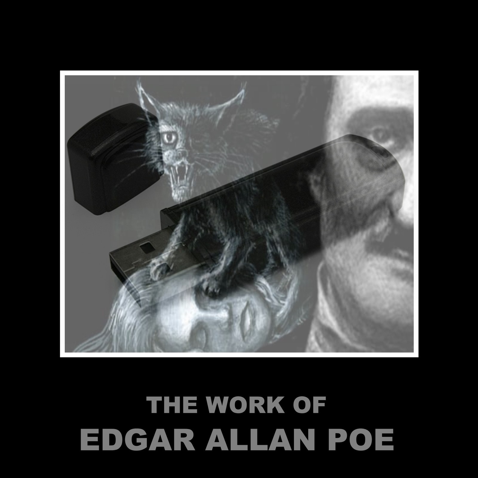 AN EDGAR ALLAN POE AUDIO COLLECTION. 51 CREEPY HOURS ON A USB FLASH DRIVE!