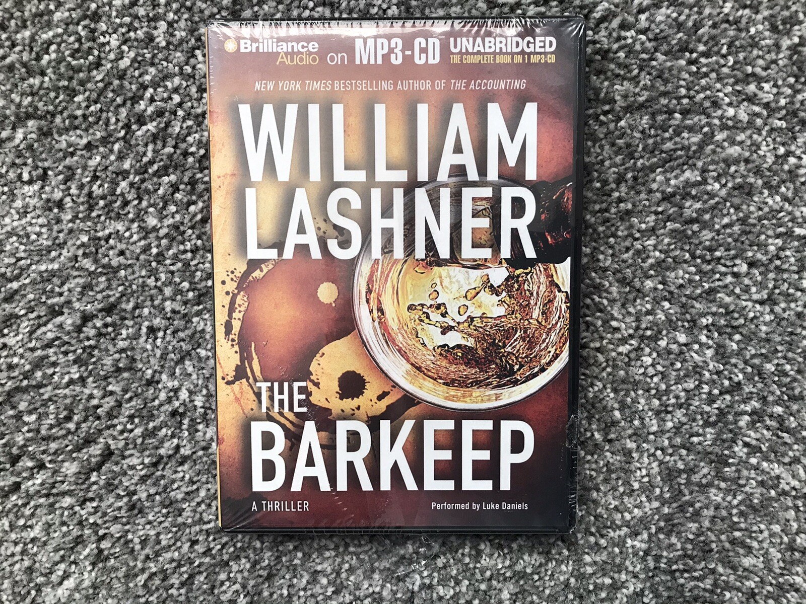 William Lasher -The Barkeep (Thriller) MP-Cd Unabridged Audio Book- New & Sealed
