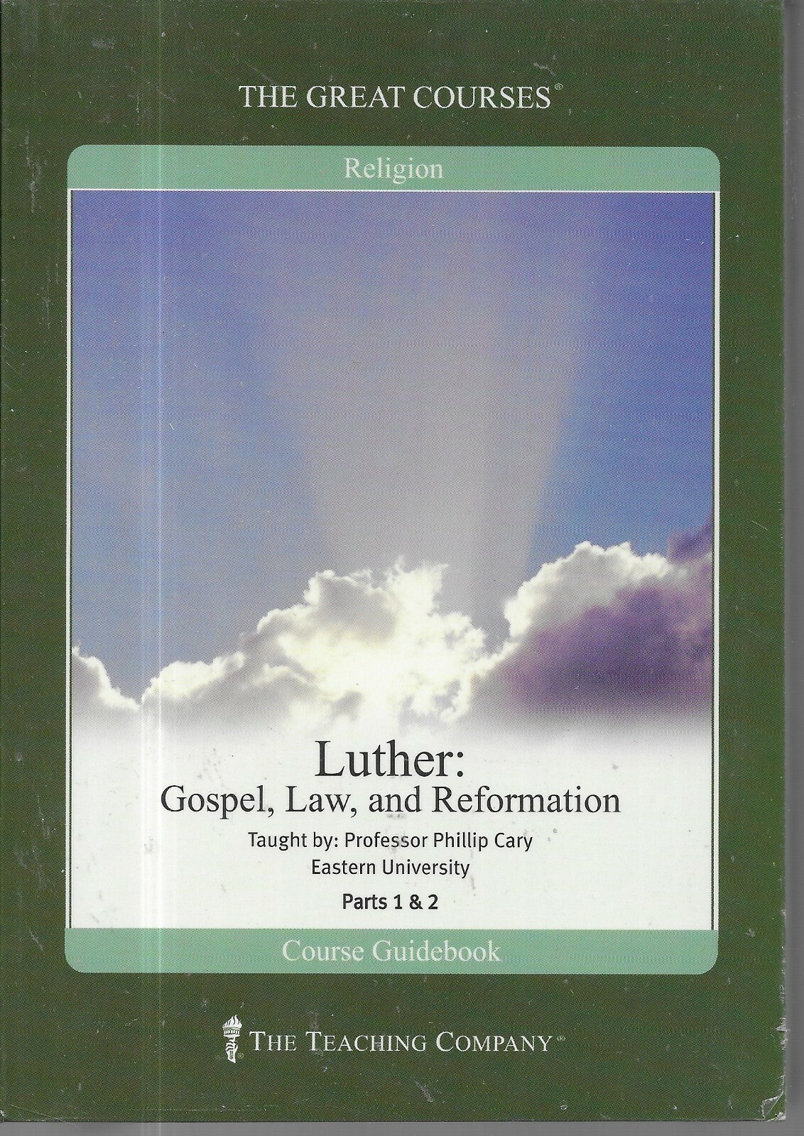 Luther: Gospel, Law, and Reformation. The Great Courses 2 CD + Guidebook NEW!