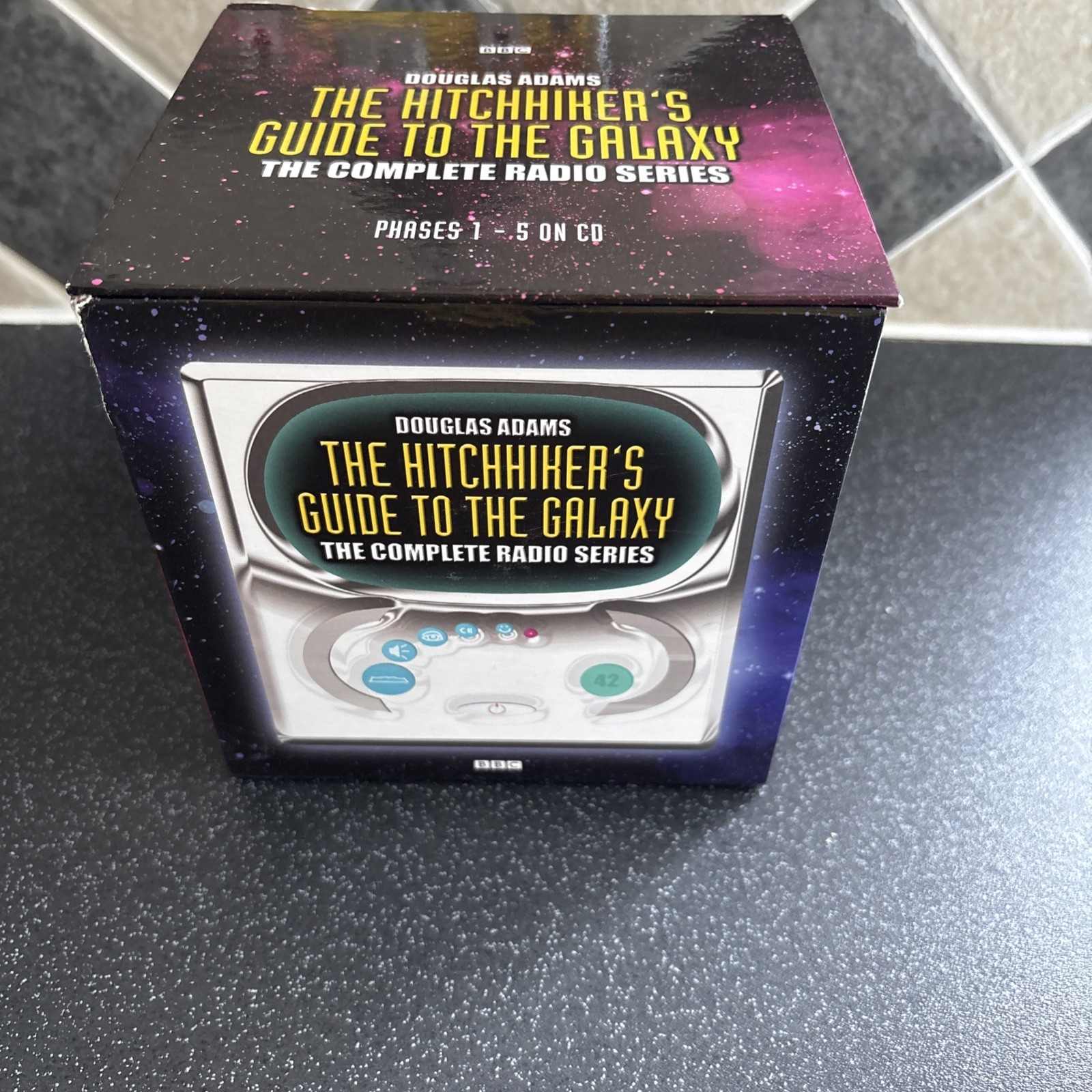 Douglas Adams Hitchhiker’s Guide Complete Radio Series Phases 1-5 CD Box Set