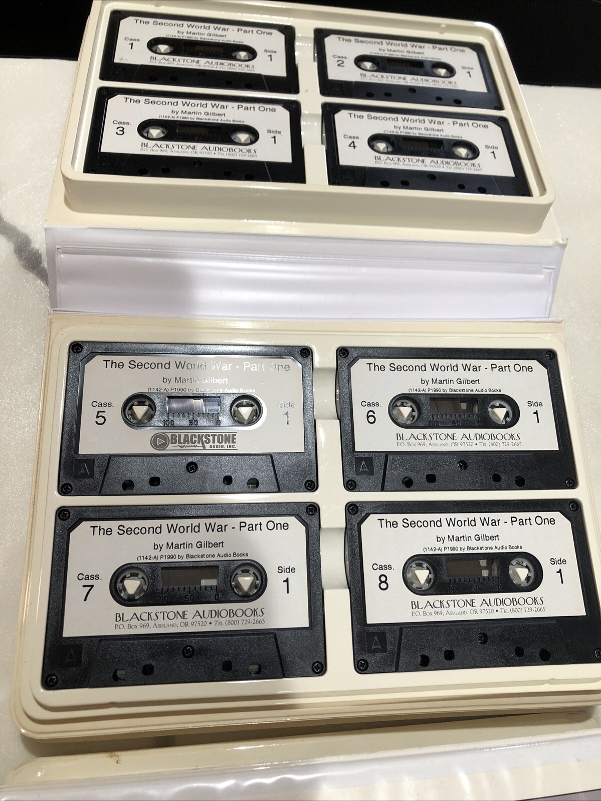 The 2nd World War. A Complete History WW2 Cassette Tape Audio Book Bernard Mayes