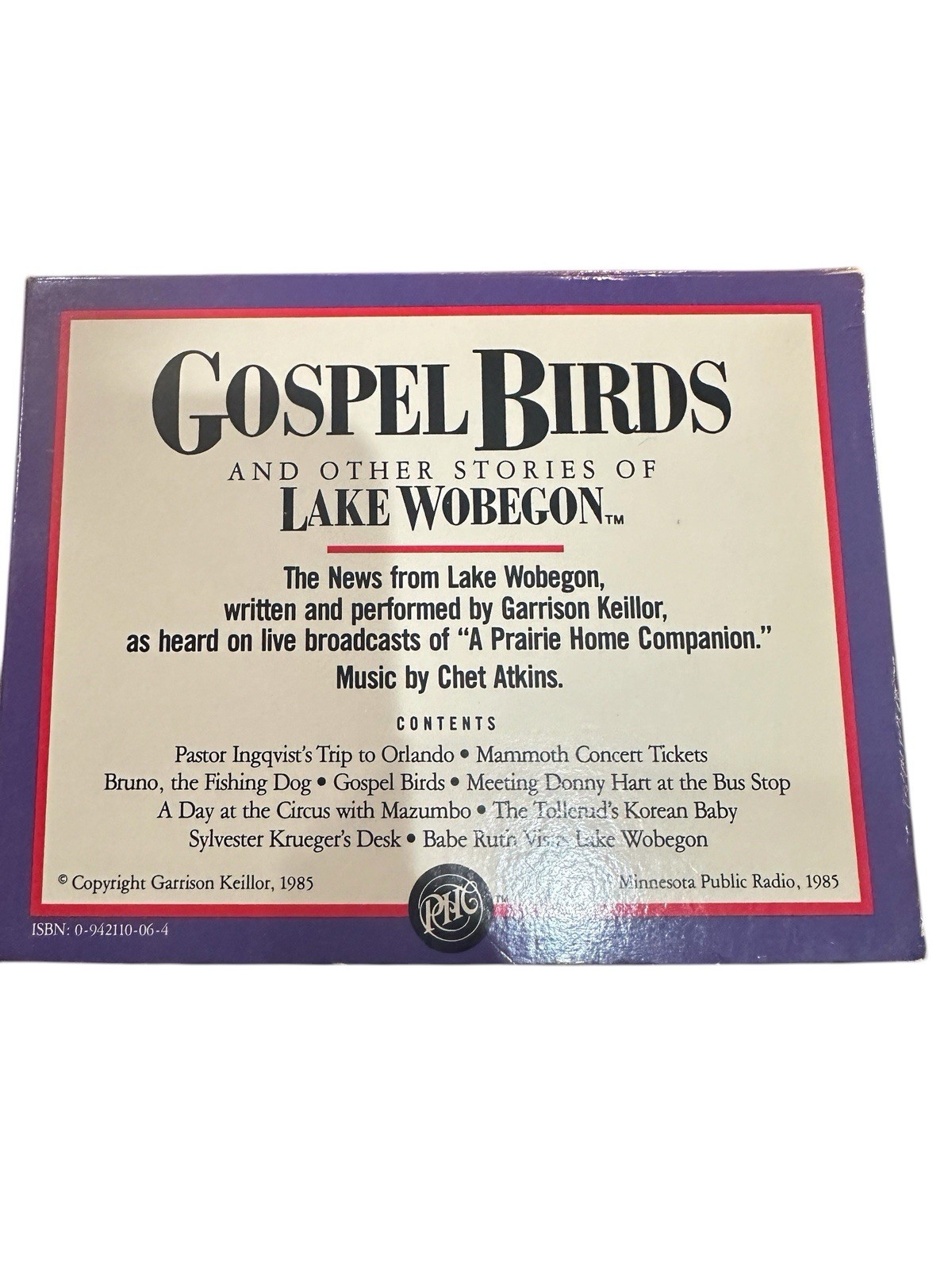 Gospel Birds And Other Stories Of Lake Wobegon. 2 Cassettes by Garrison Keillor