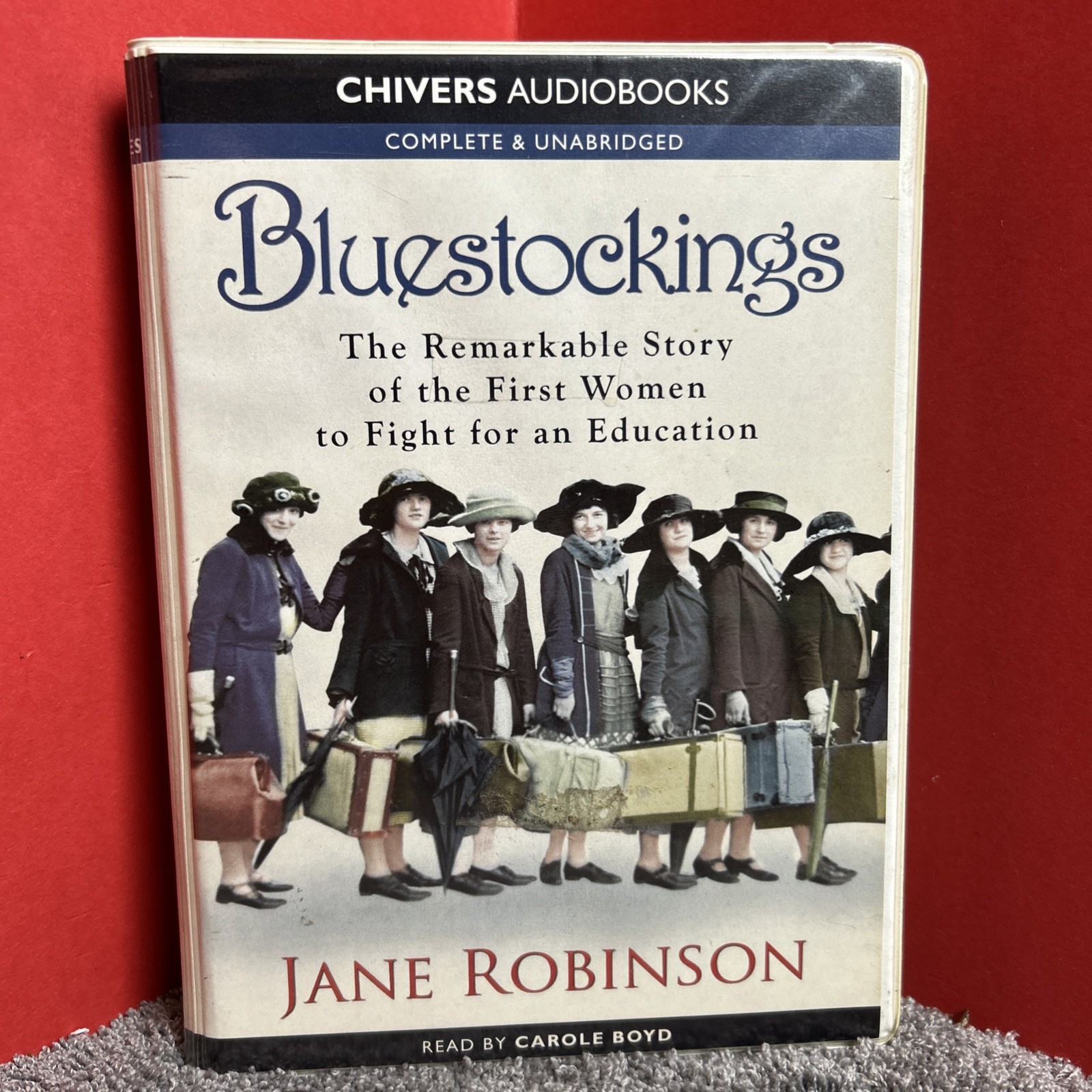 Bluestockings, Audio Book Cassettes, Jane Robinson, Carole Boyd, Vintage, Rare