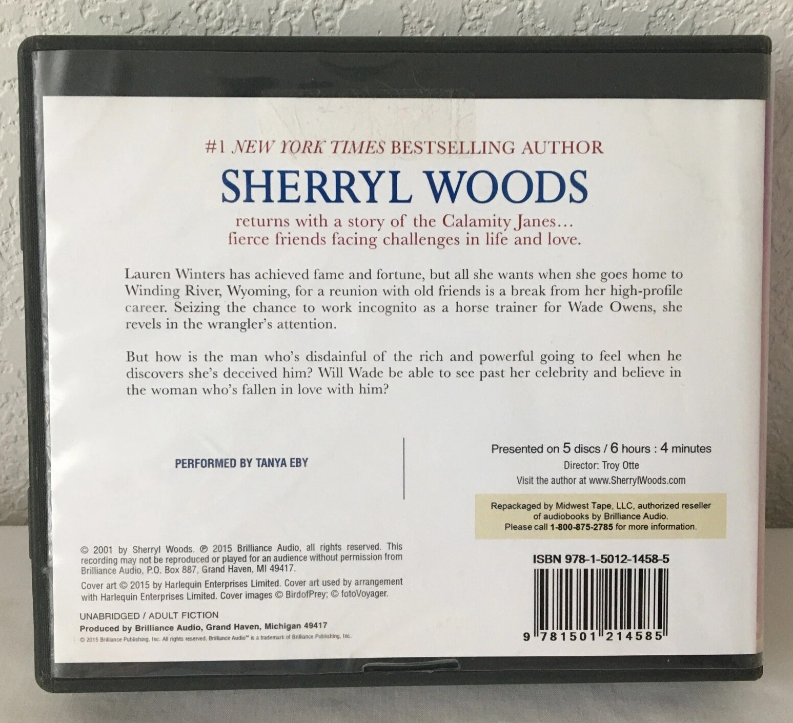 Calamity Janes: Lauren by Sherryl Woods Audiobook Romance Fiction Westerns