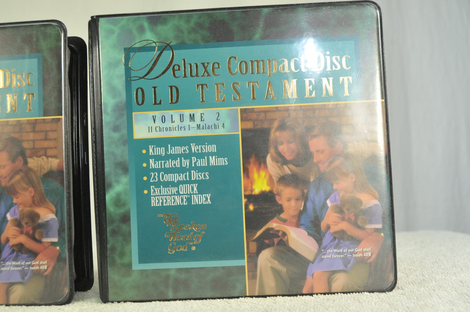 KJV Old Testament Volume 1 And 2 Deluxe 45 Audio CDs Set Paul Mims Narrator
