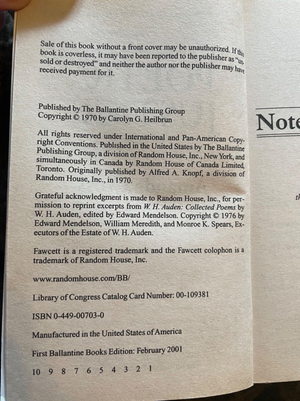 Poetic Justice by Amanda Cross (2001, ppbck)