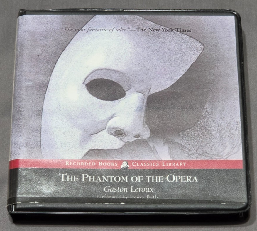 Gaston Leroux — The Phantom of the Opera — (1998) — Used 8-CD Audiobook