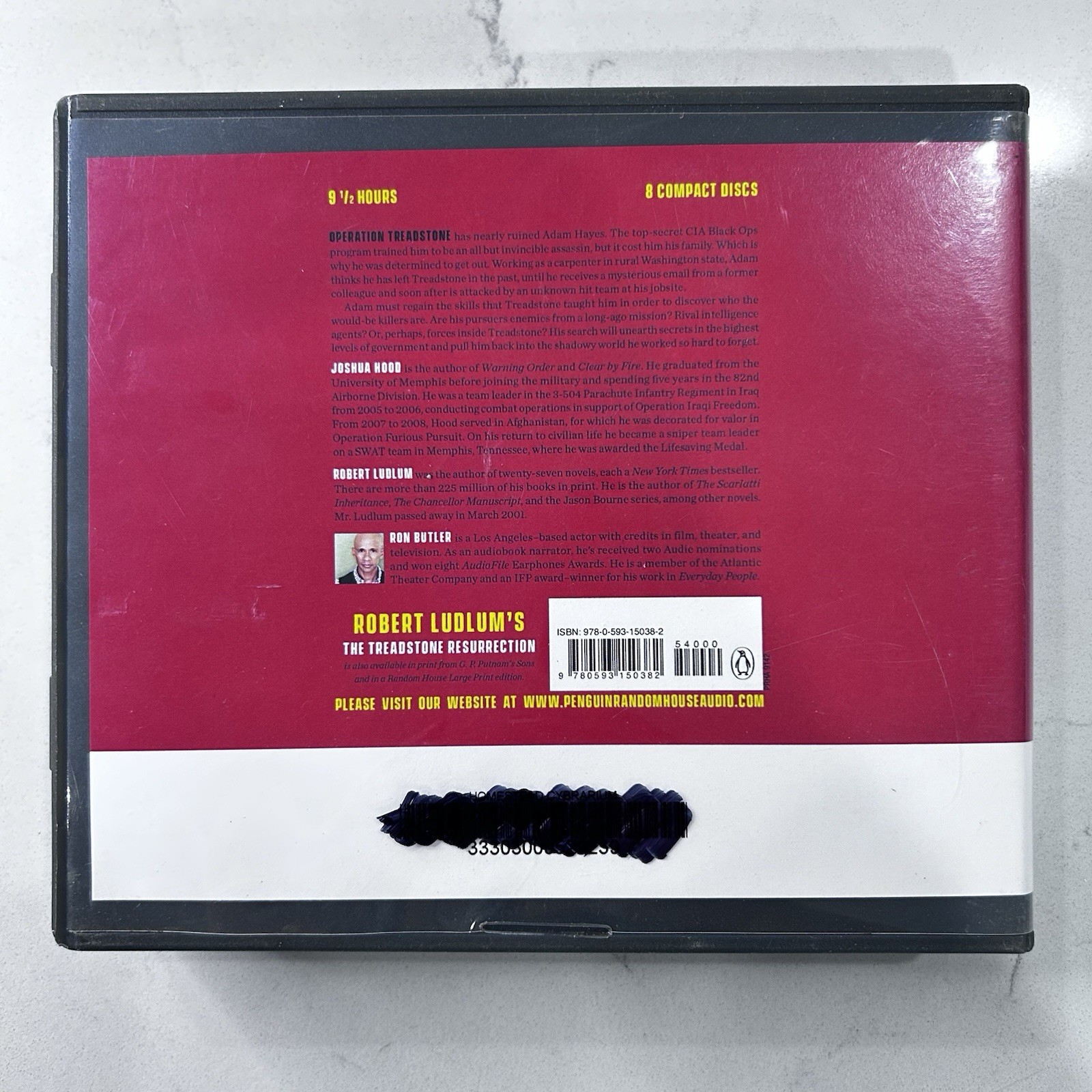 Robert Ludlum’s The Treadstone Resurrection by Joshua Hood Audiobook 8-Disc Set