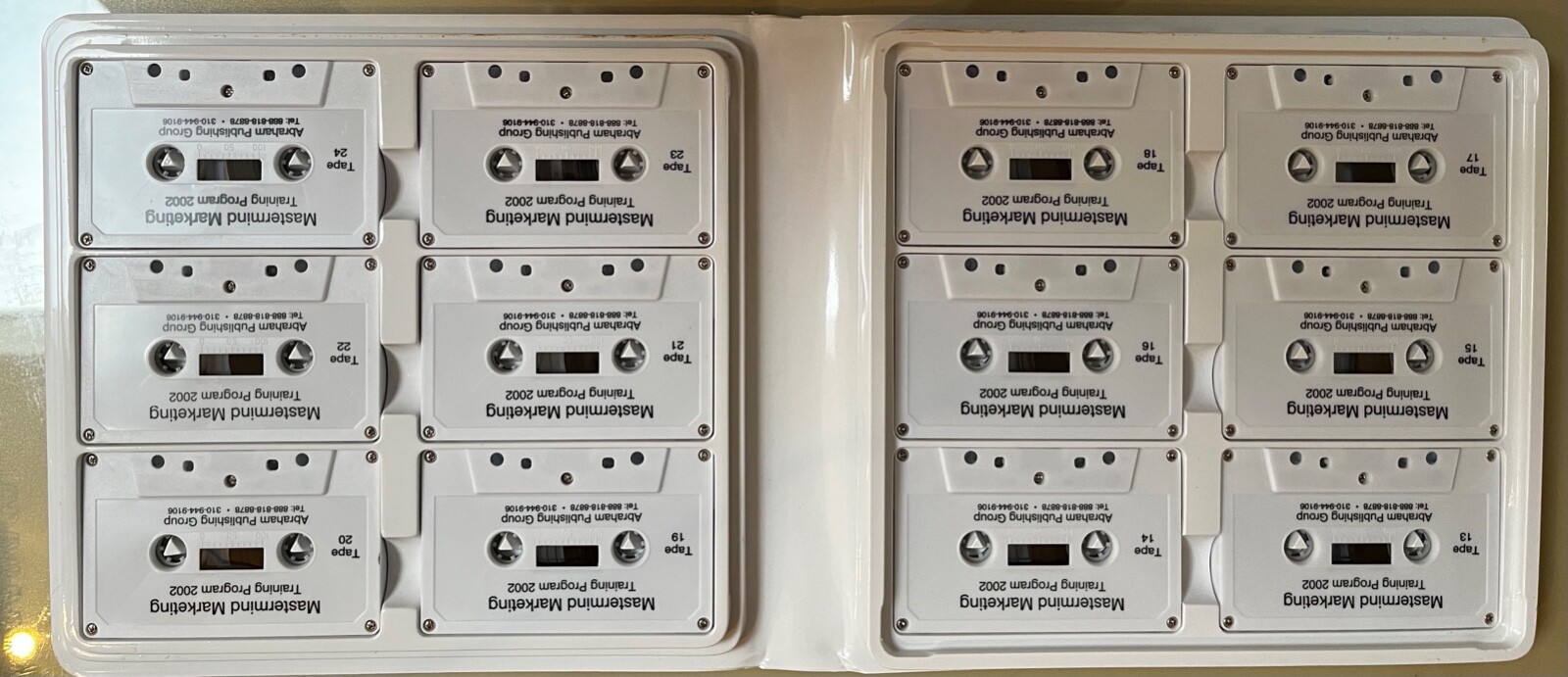 Mastermind Marketing Training Jay Abraham 2002 Vol 2 & 3 audiotapes