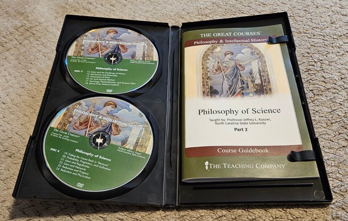 The Great Courses Philosophy Of Science Part 1, 2 And 3 6 Disc Set