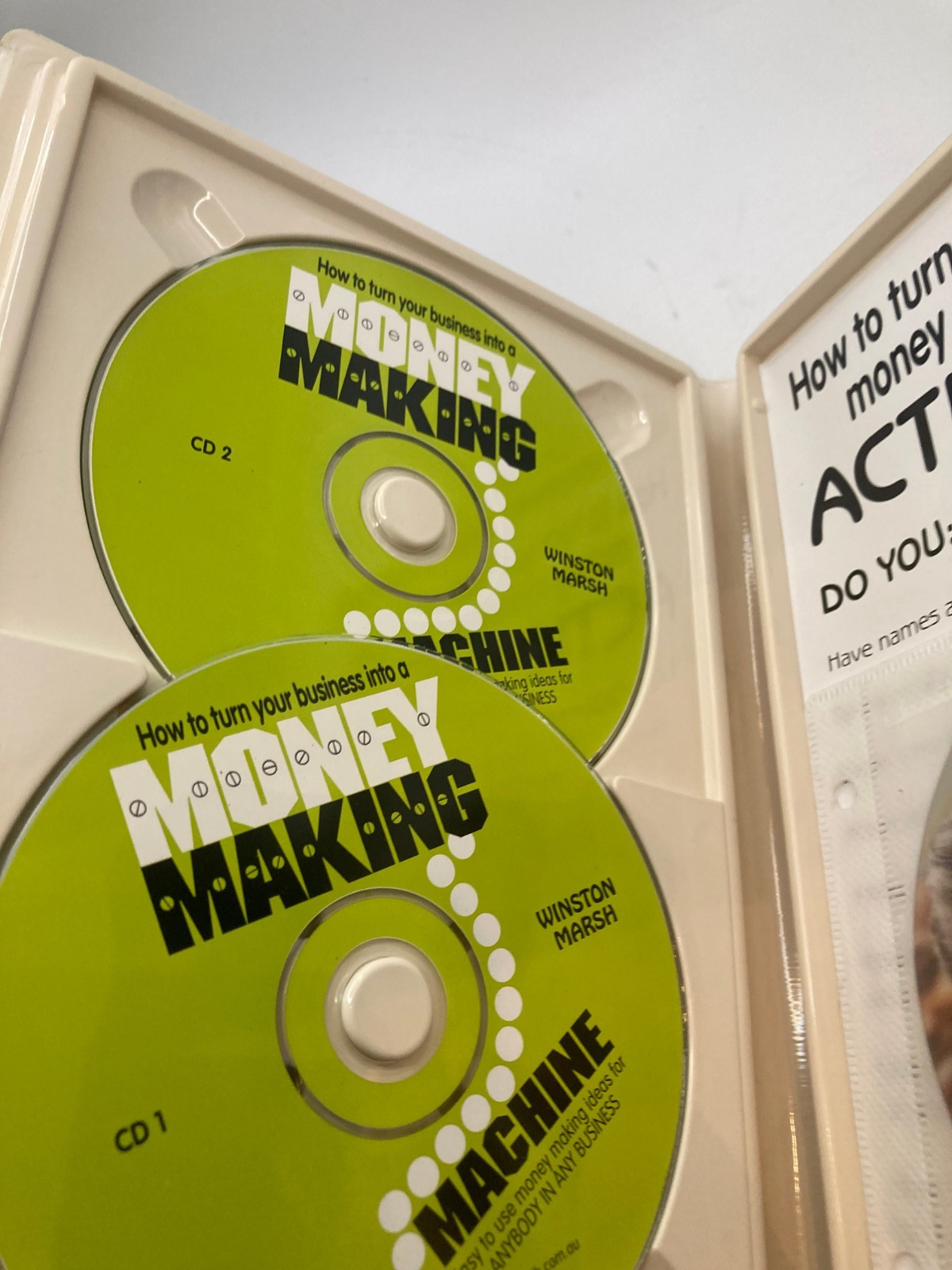 How to Turn Your Business into a Money Making Machine — Winston Marsh 2 CD Set