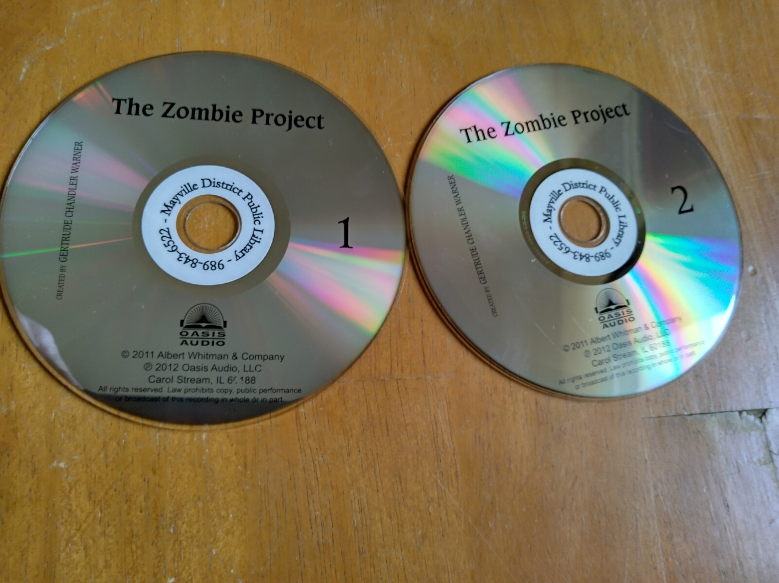 The Boxcar Children (audiobook) The Zombie Project Grades 2-6