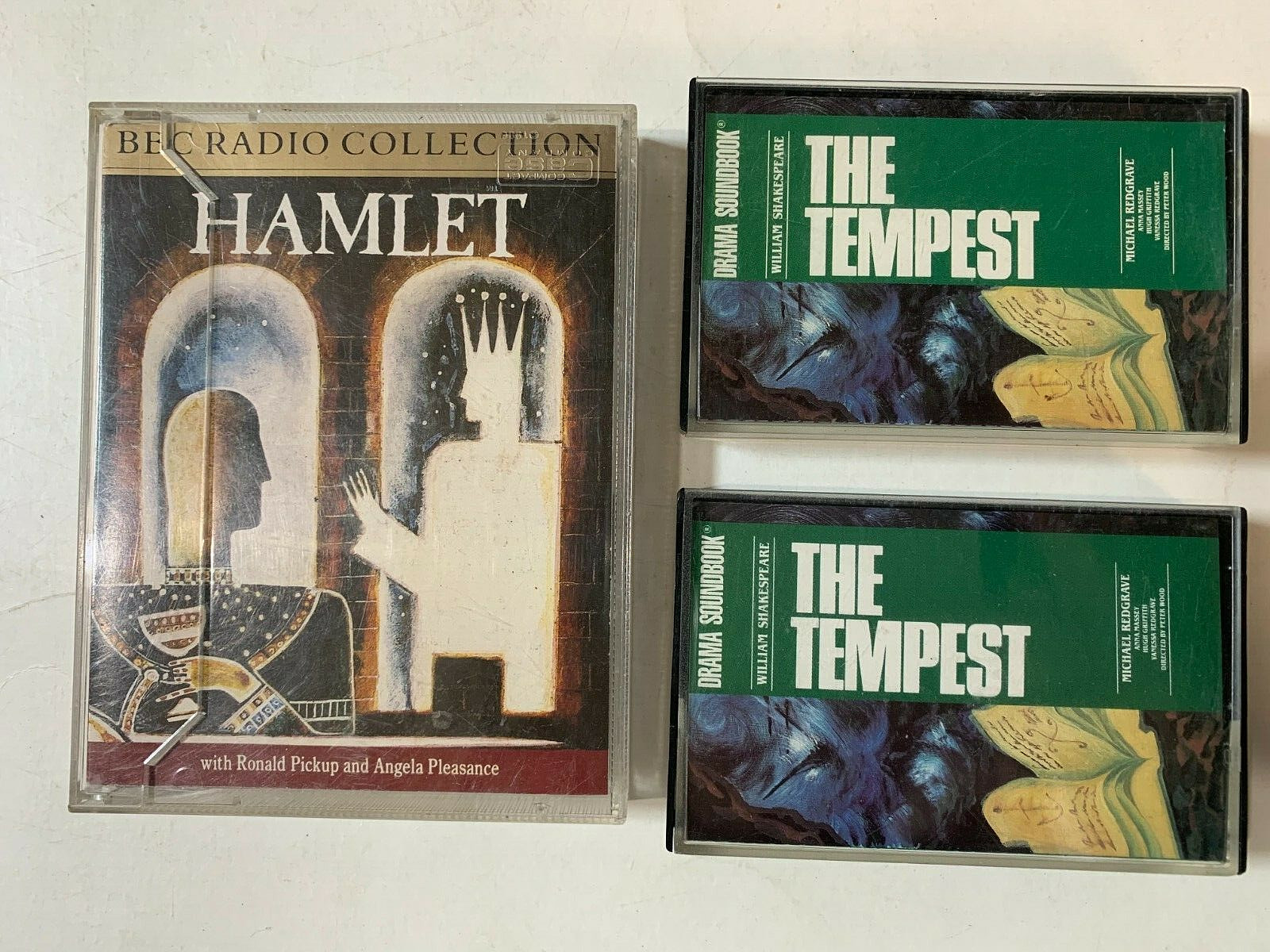 BBC Radio Audio Cassette Book on Tape William Shakespeare HAMLET and The Tempest
