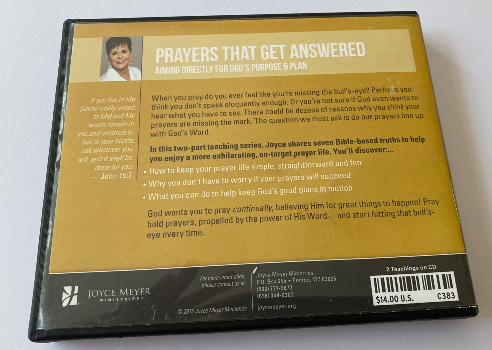 Lot Of 3 Joyce Meyer Audiobooks Self Help Christian God Prayer Marriage