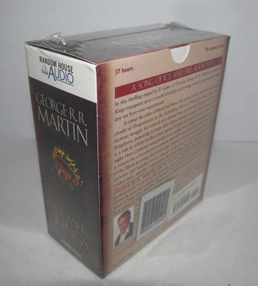Game of Thrones A CLASH OF KINGS 30 CD Audiobook Set George RR Martin Sealed