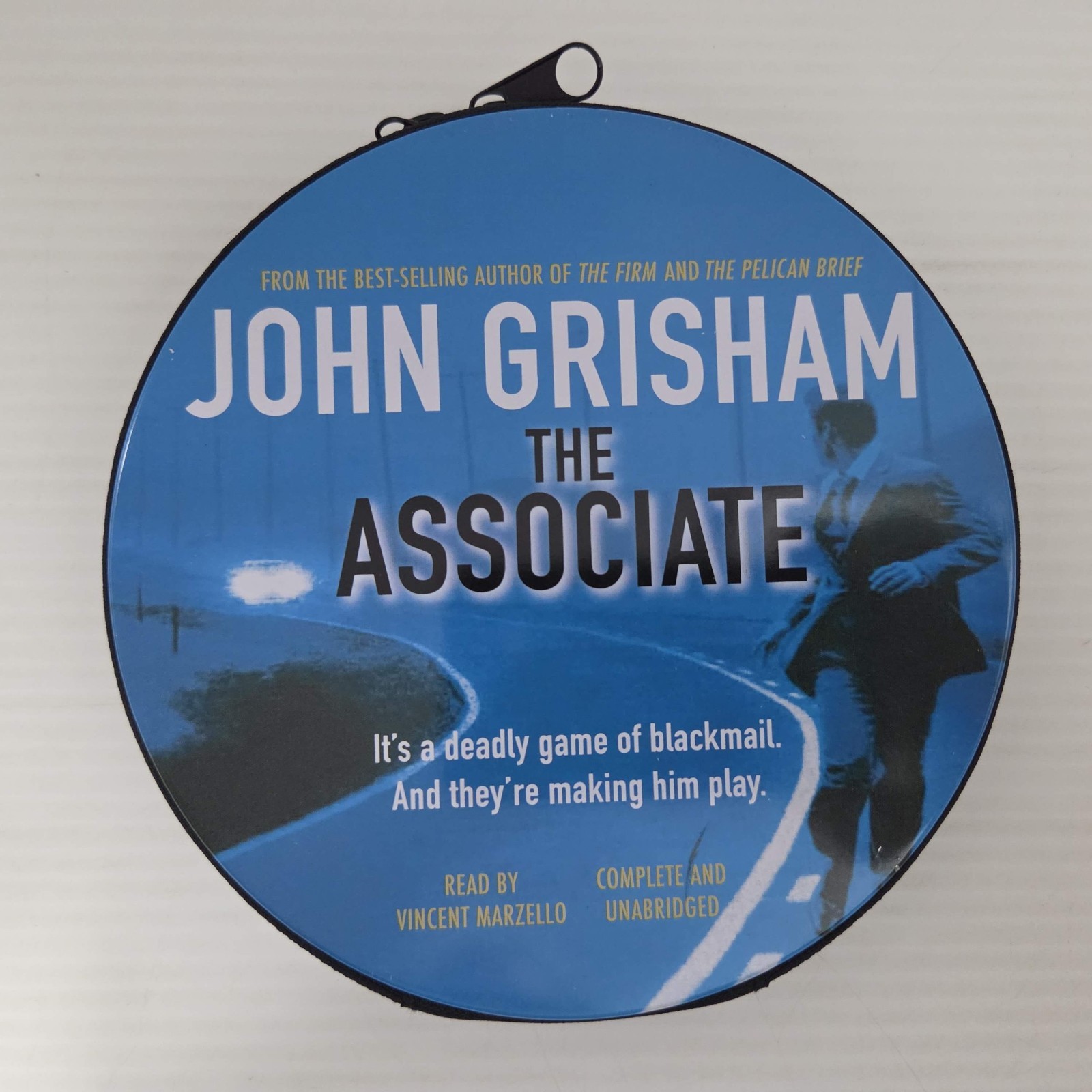 Audio Book The Associate by John Grisham 12 CD Set in a Steel Zipper Case