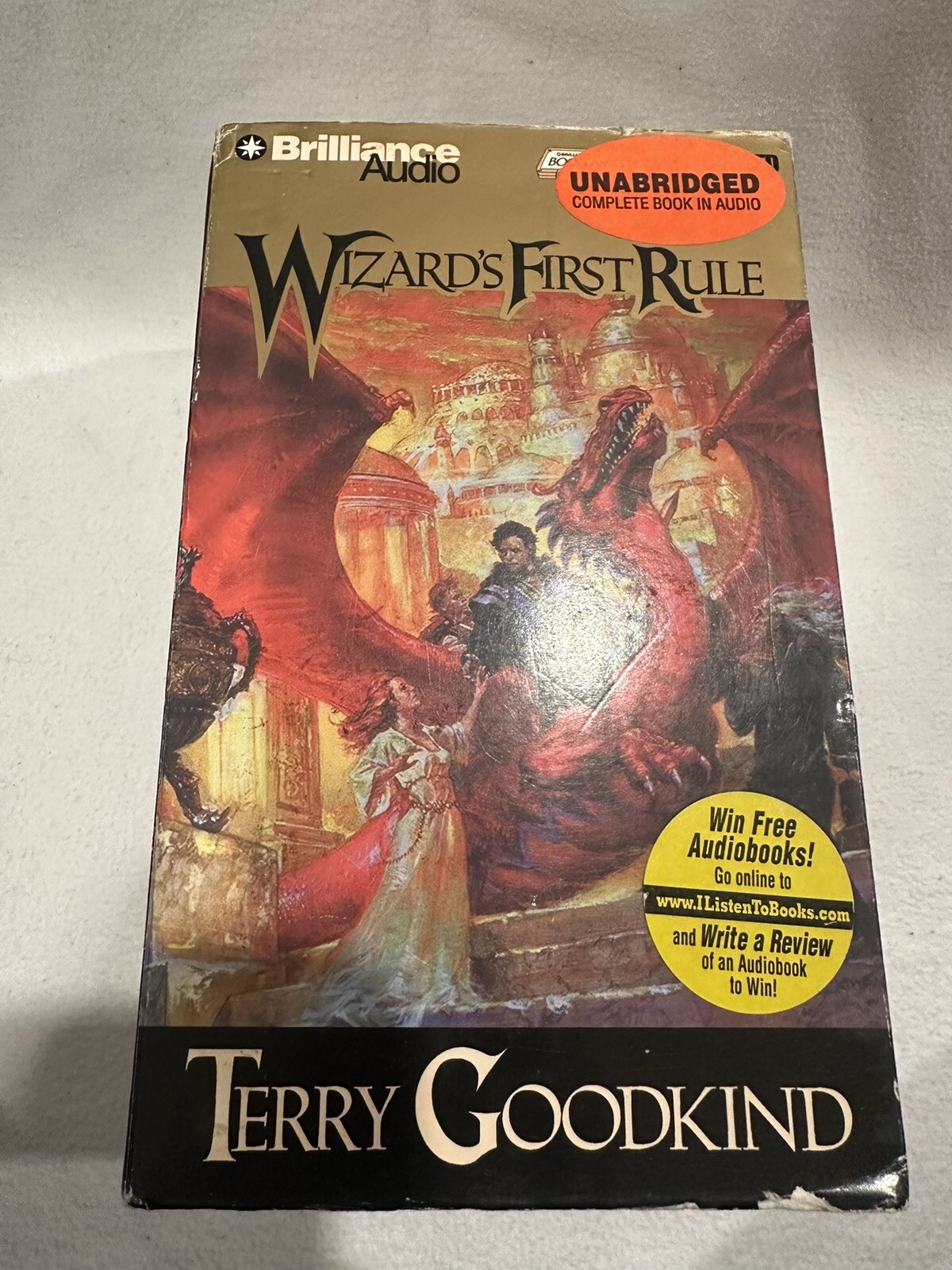 Wizard’s First Rule Terry Goodkind Unabridged Cassette Tapes Audiobook