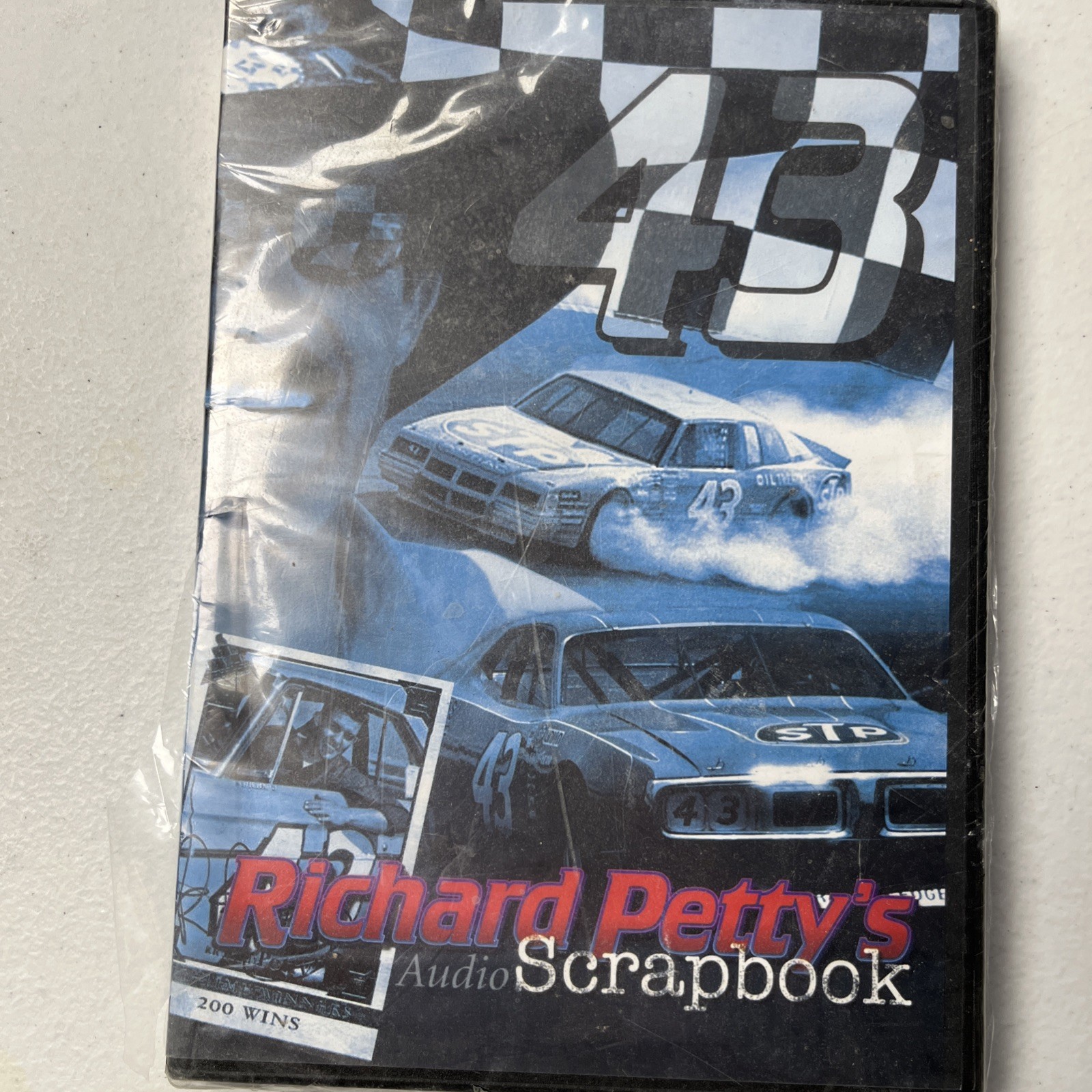 NASCAR Richard Petty Audio Scrapbook 4 CD Set Factory Sealed (shrink wrap torn)