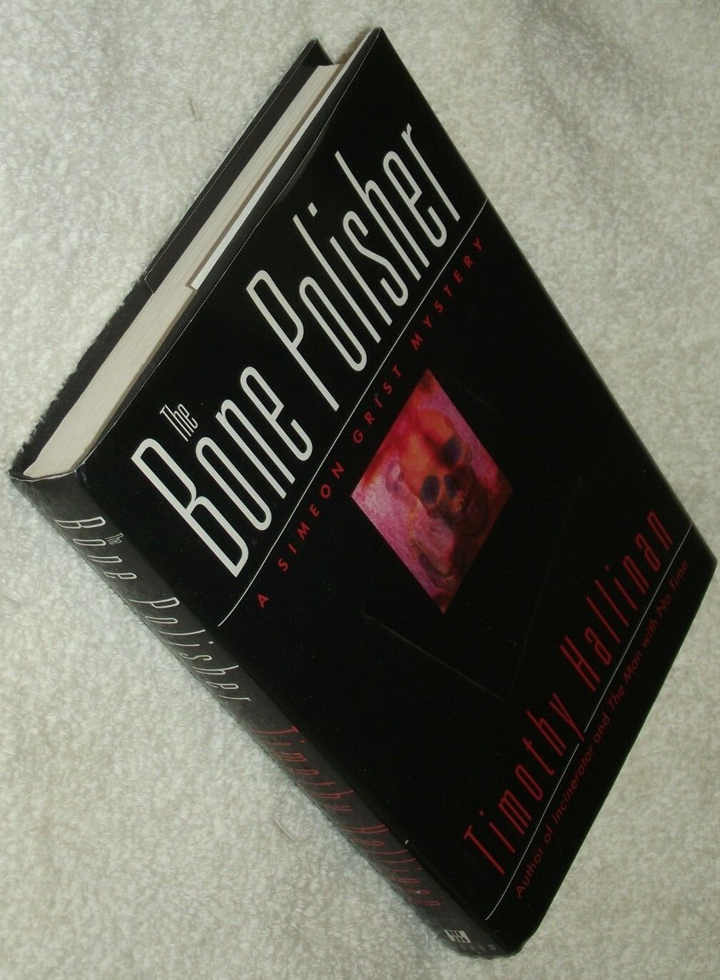 Signed 1st/1st Simeon Grist Mystery: The Bone Polisher T Hallinan 1995 Hardcover