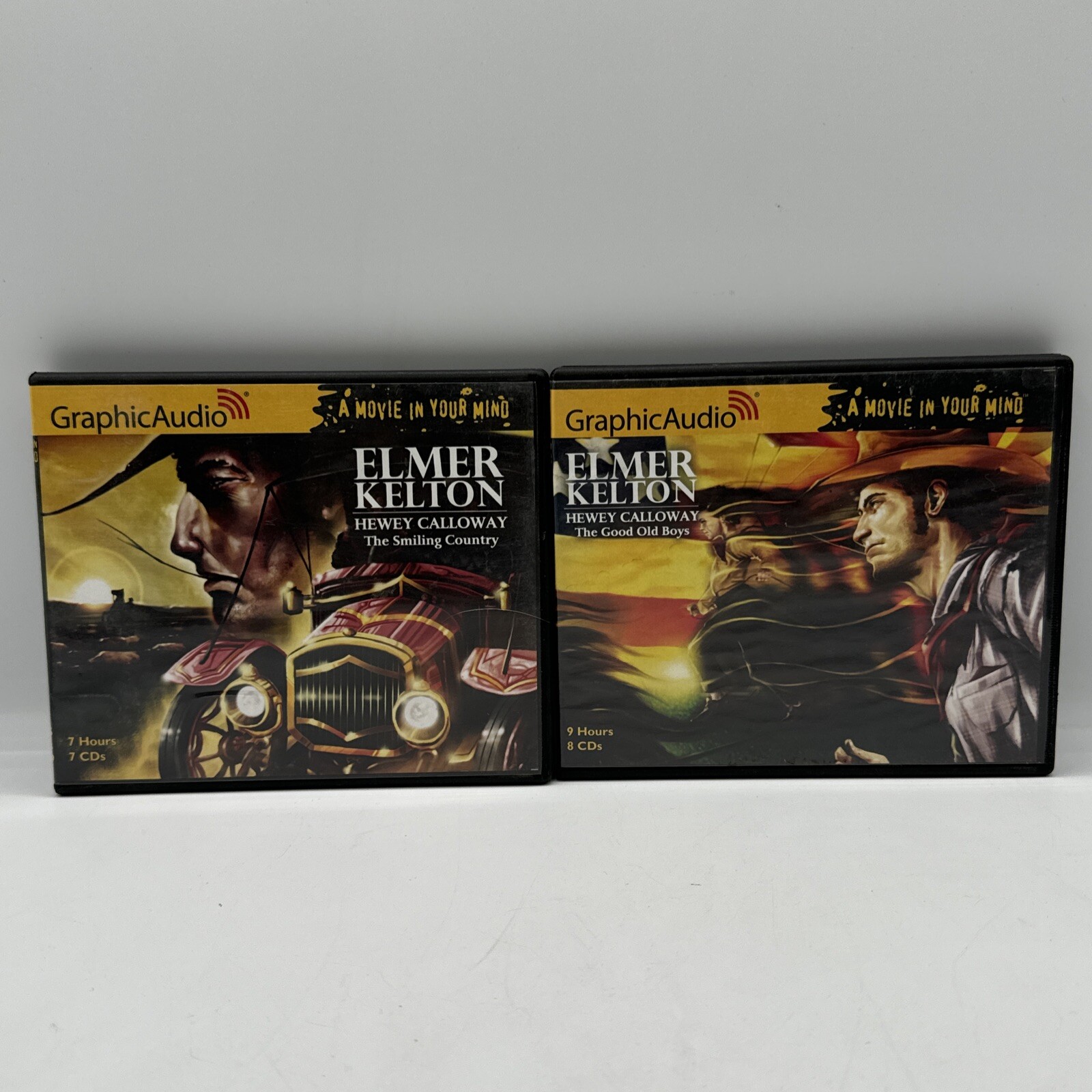 Graphic Audio: Hewey Calloway Lot Of 2 Elmer Kelton 1-2 Audiobook