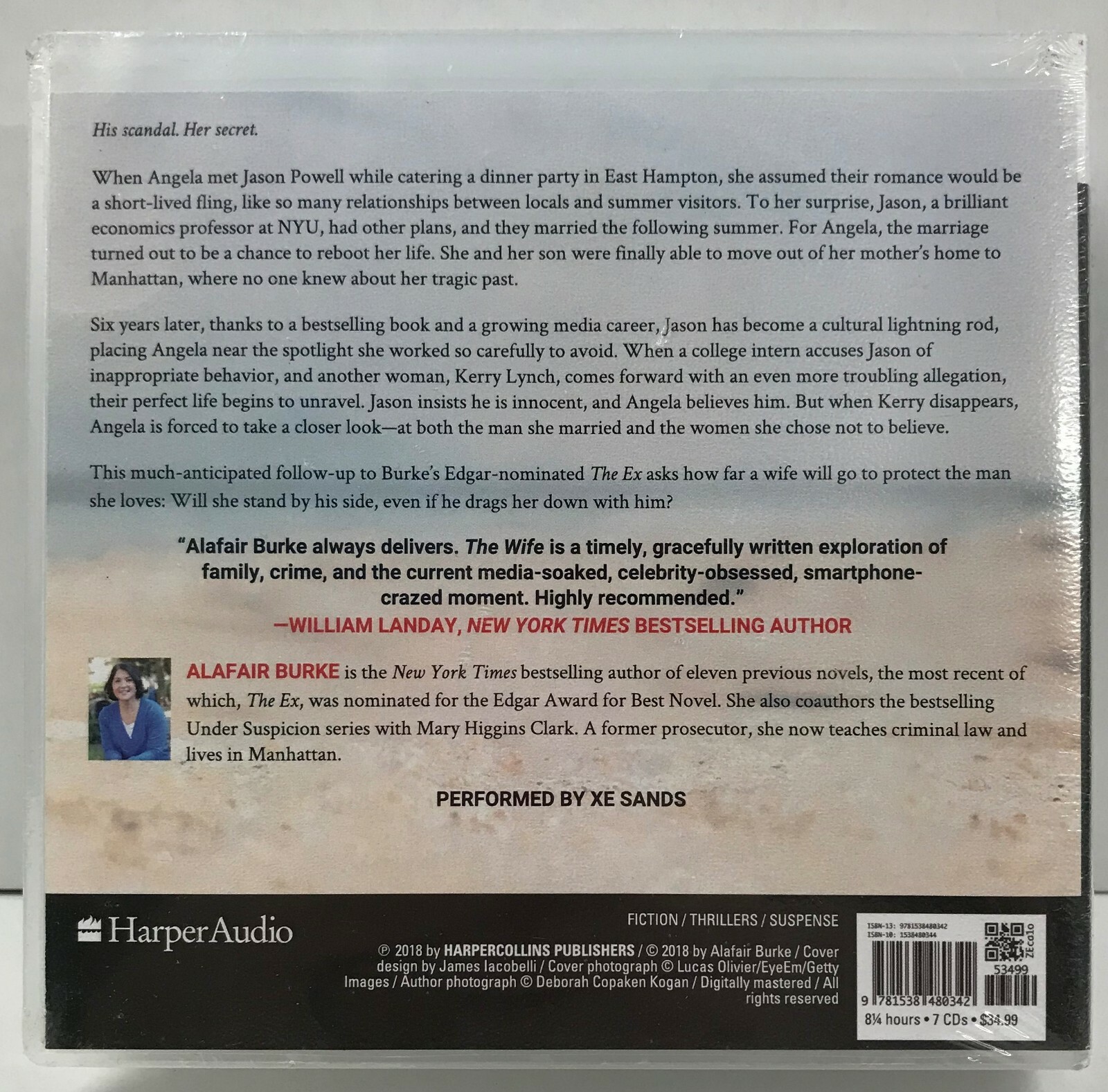 The Wife by Alafair Burke 2018 Unabridged Audio Book Novel on CD 9781538480342