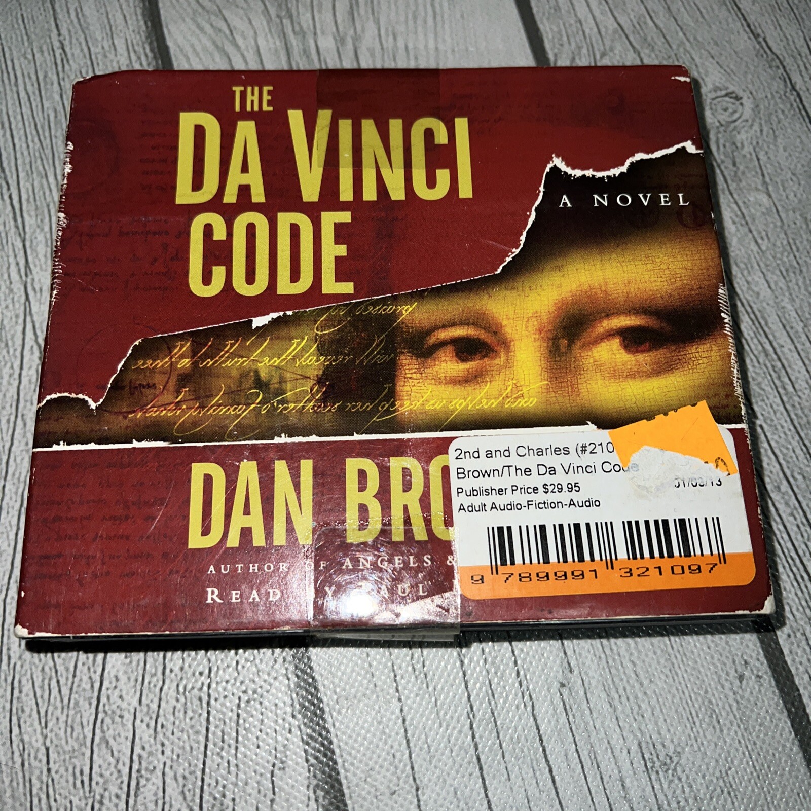 The Da Vinci Code by Dan Brown 2003, Compact Disc Audio book