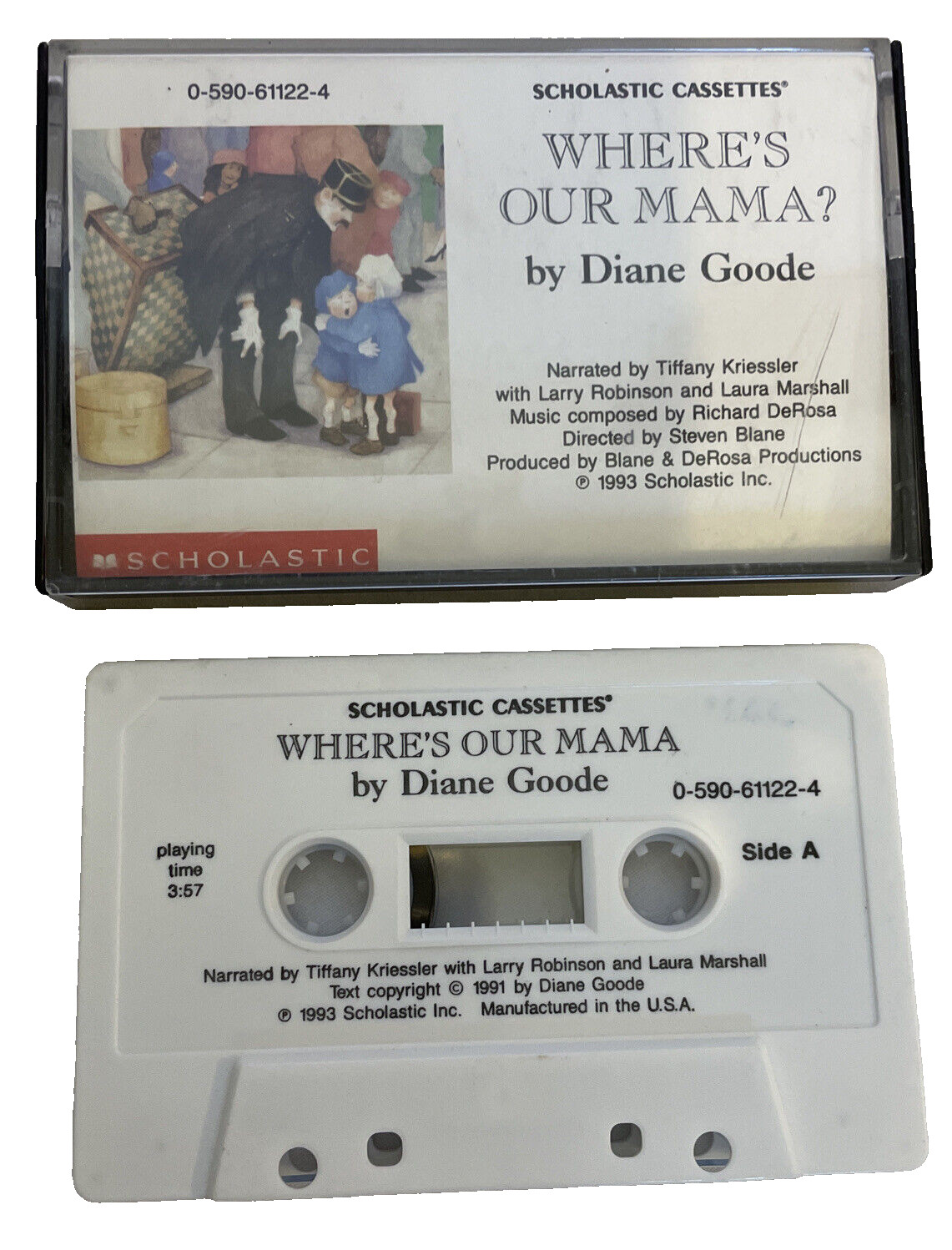 Where’s Our Mama? Scholastic Cassette Tape ONLY Children’s Audio Read Out Loud 1