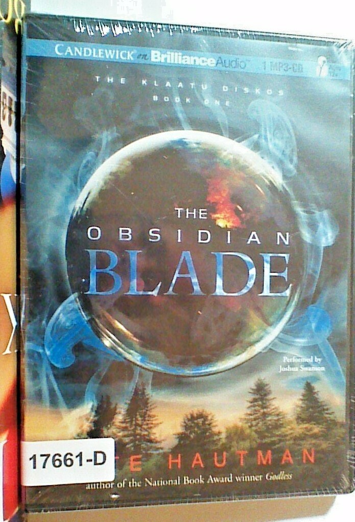 NEW *Sealed* AUDIO BOOK on CDs THE OBSIDIAN BLADE Pete Hautman 02