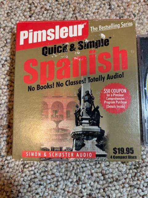 Pimsleur Quick and Simple Spanish 8 Lessons on 4 CDs 2nd Revised Edition