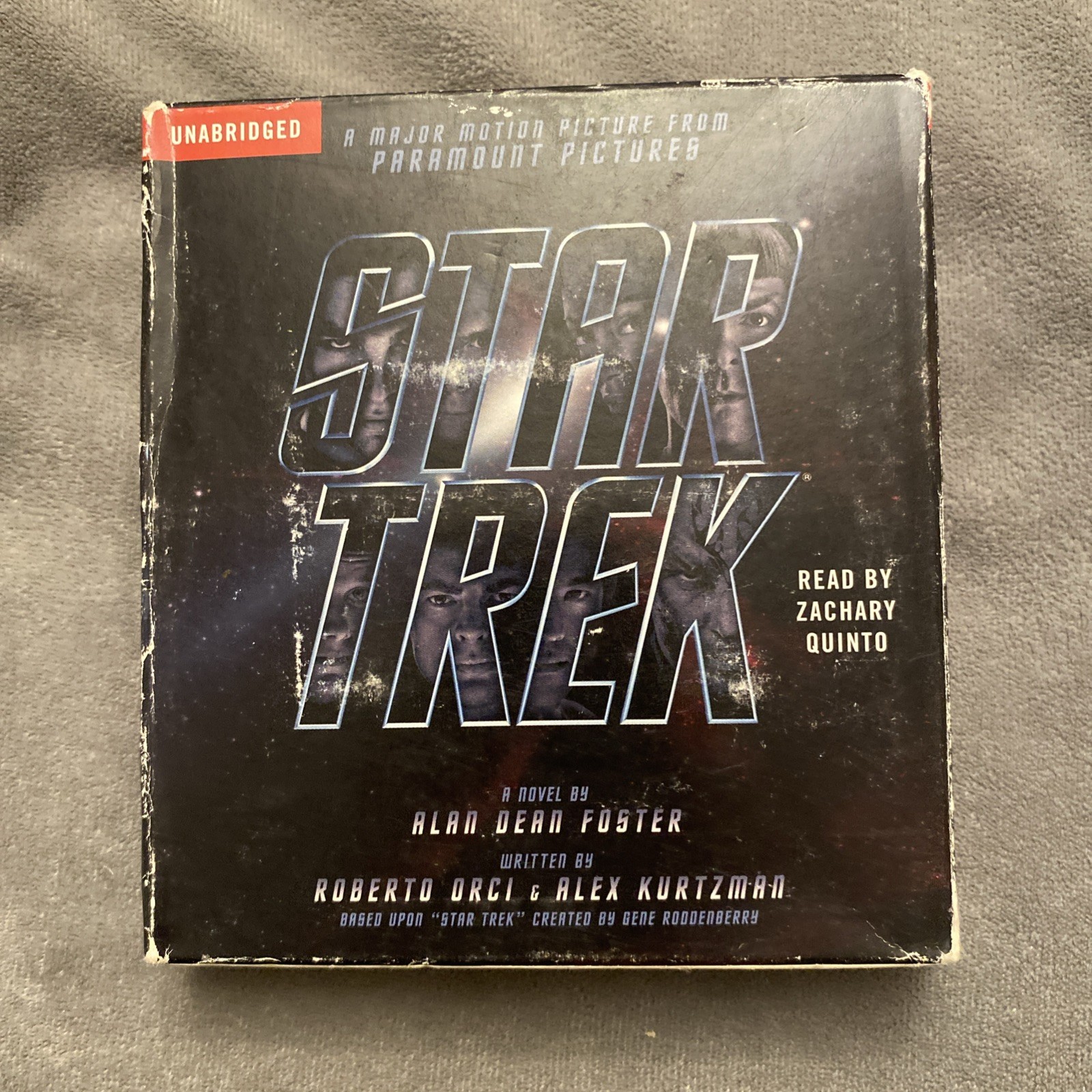 Star Trek Unabridged Audio Book Read By Zachary Quinto 7 Disc Science Fiction