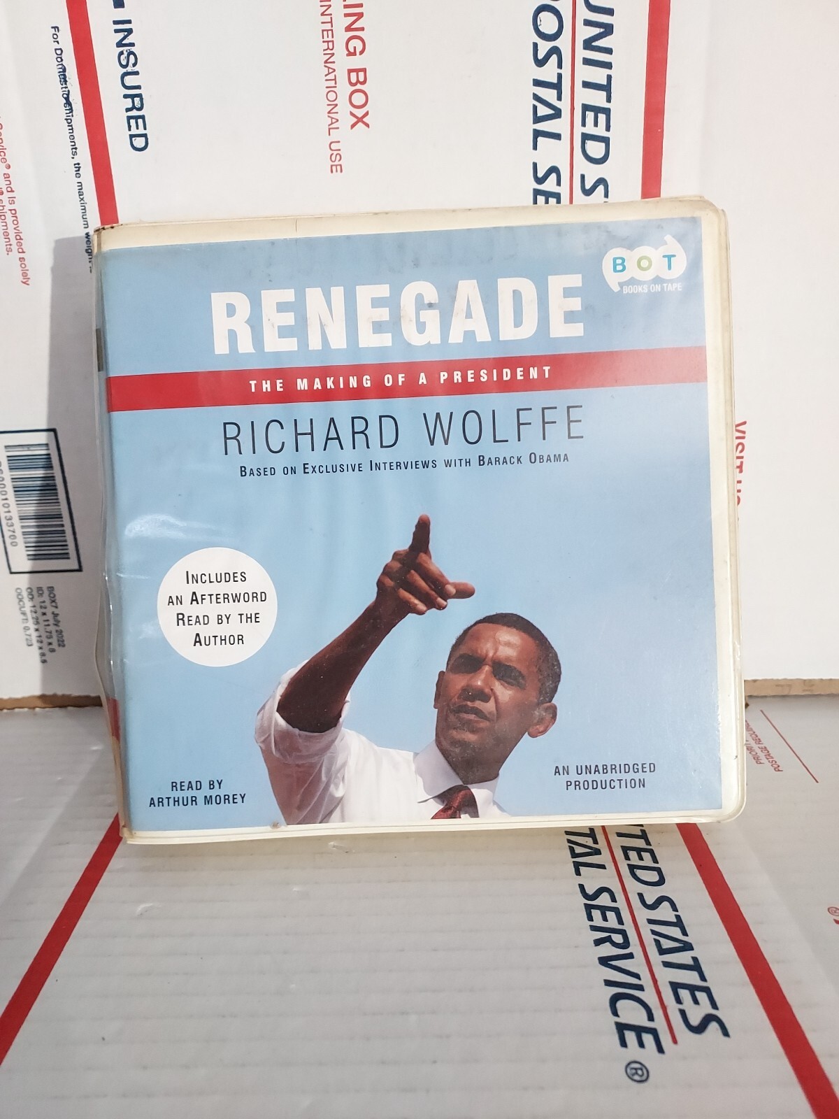 Renegade the Making of a President AudioBook CD Richard Wolffe Barack Obama #00A