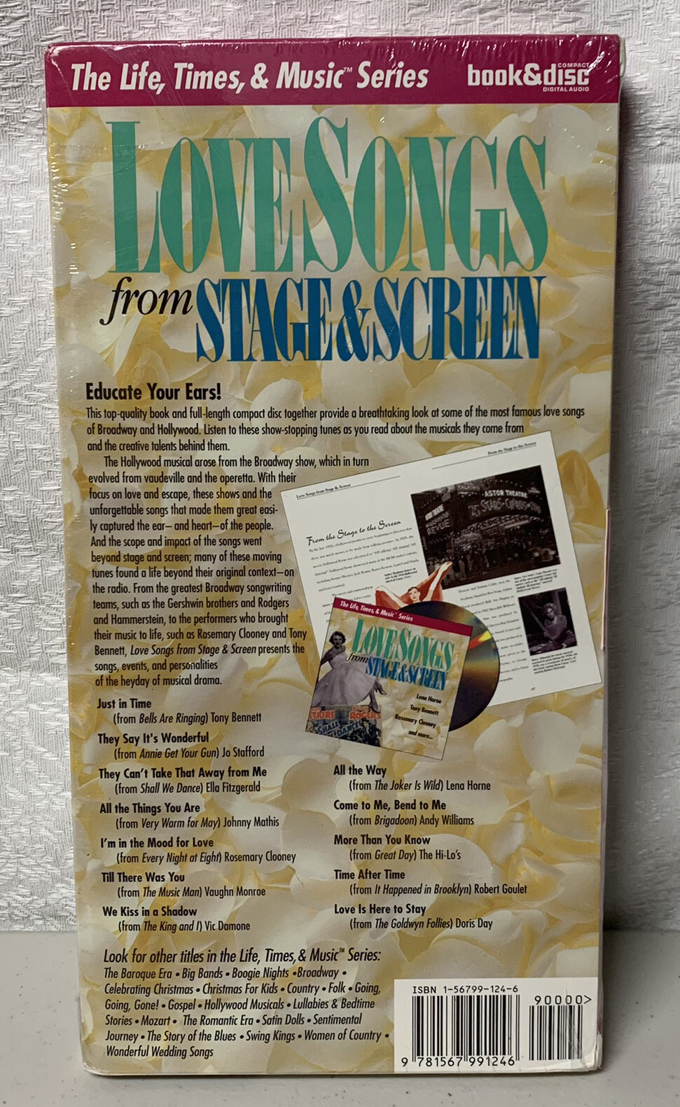 The Life, Times and Music, Love Songs from Stage and Screen (CD + Book)
