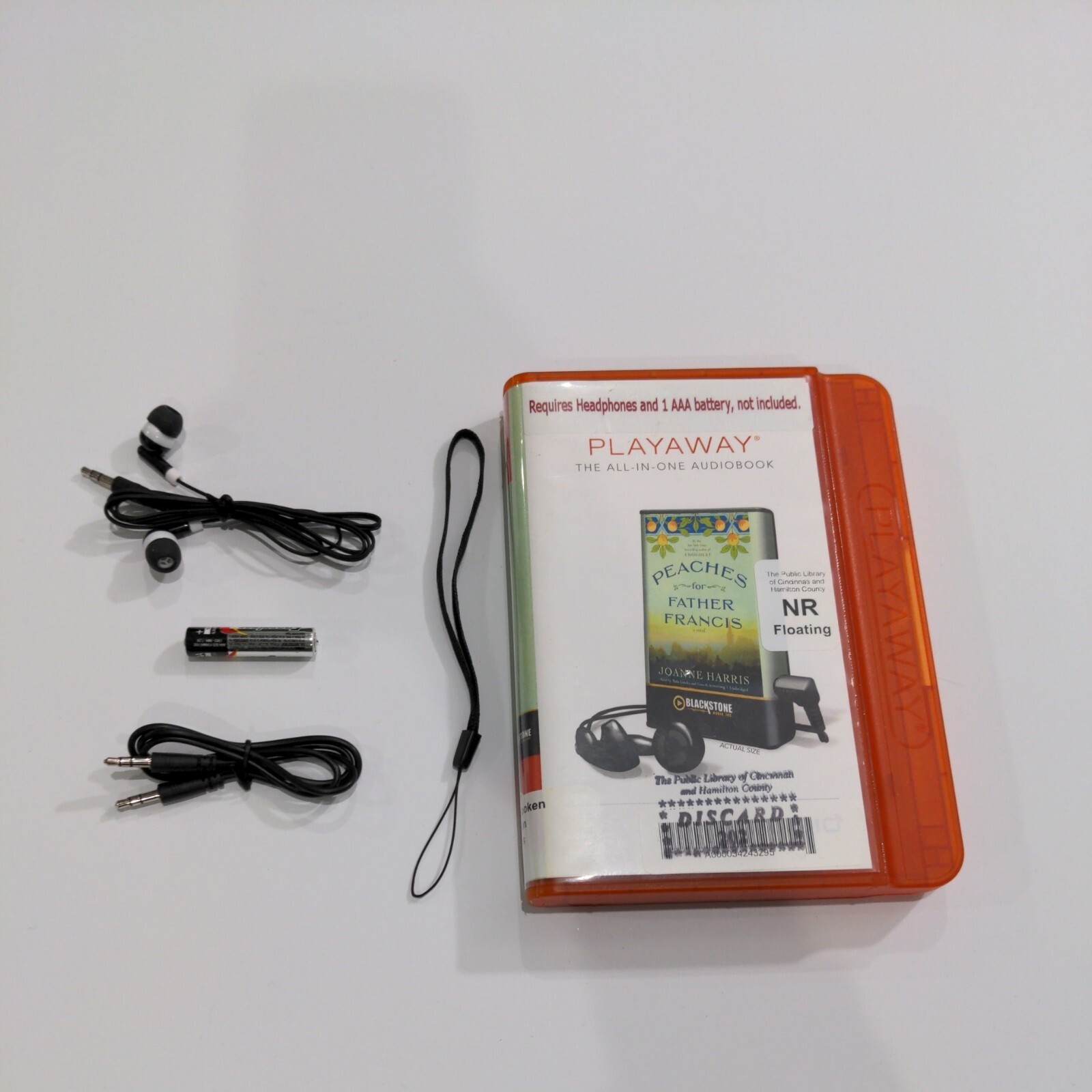 Peaches for Father Francis by Joanne Harris Unabridged Audiobook Playaway