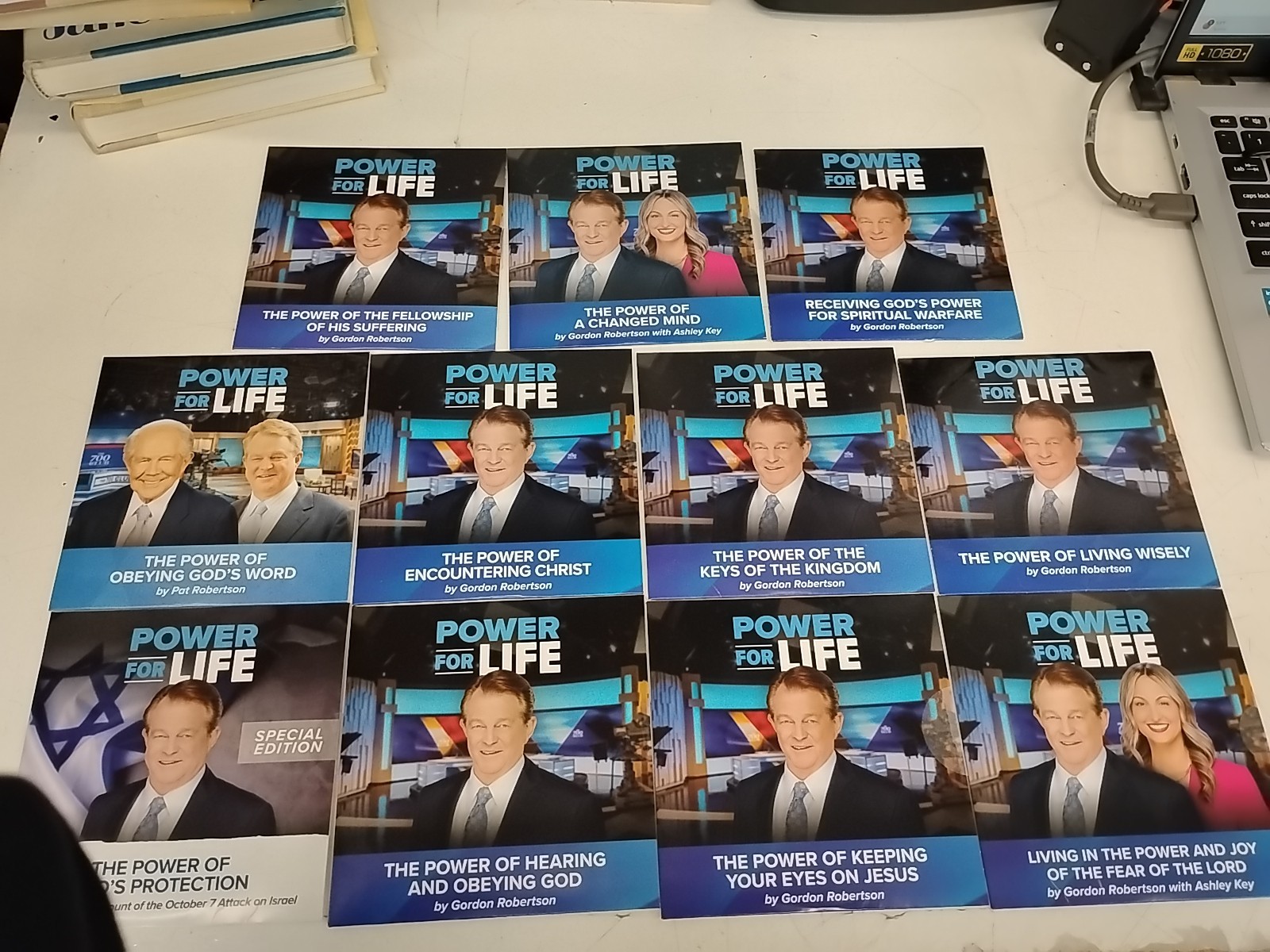 Lot 11 Power For Life CDs Gordon Robertson Ashley Key God Christian Leadership