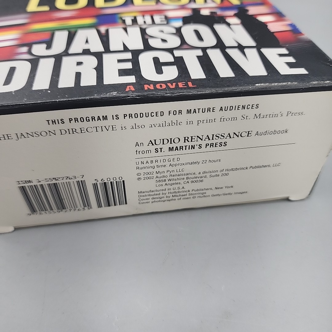 The Janson Directive by Robert Ludlum 18 CDs Audiobook Unabridged