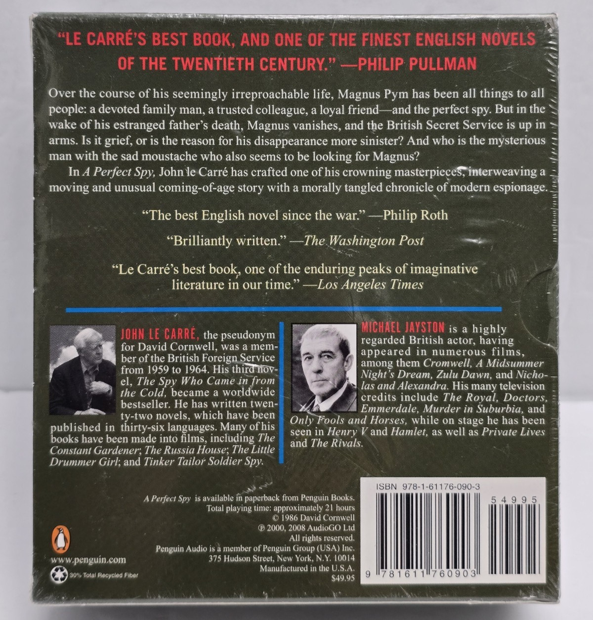 Perfect Spy by John Le Carré (2008, Compact Disc) Rare New Condition