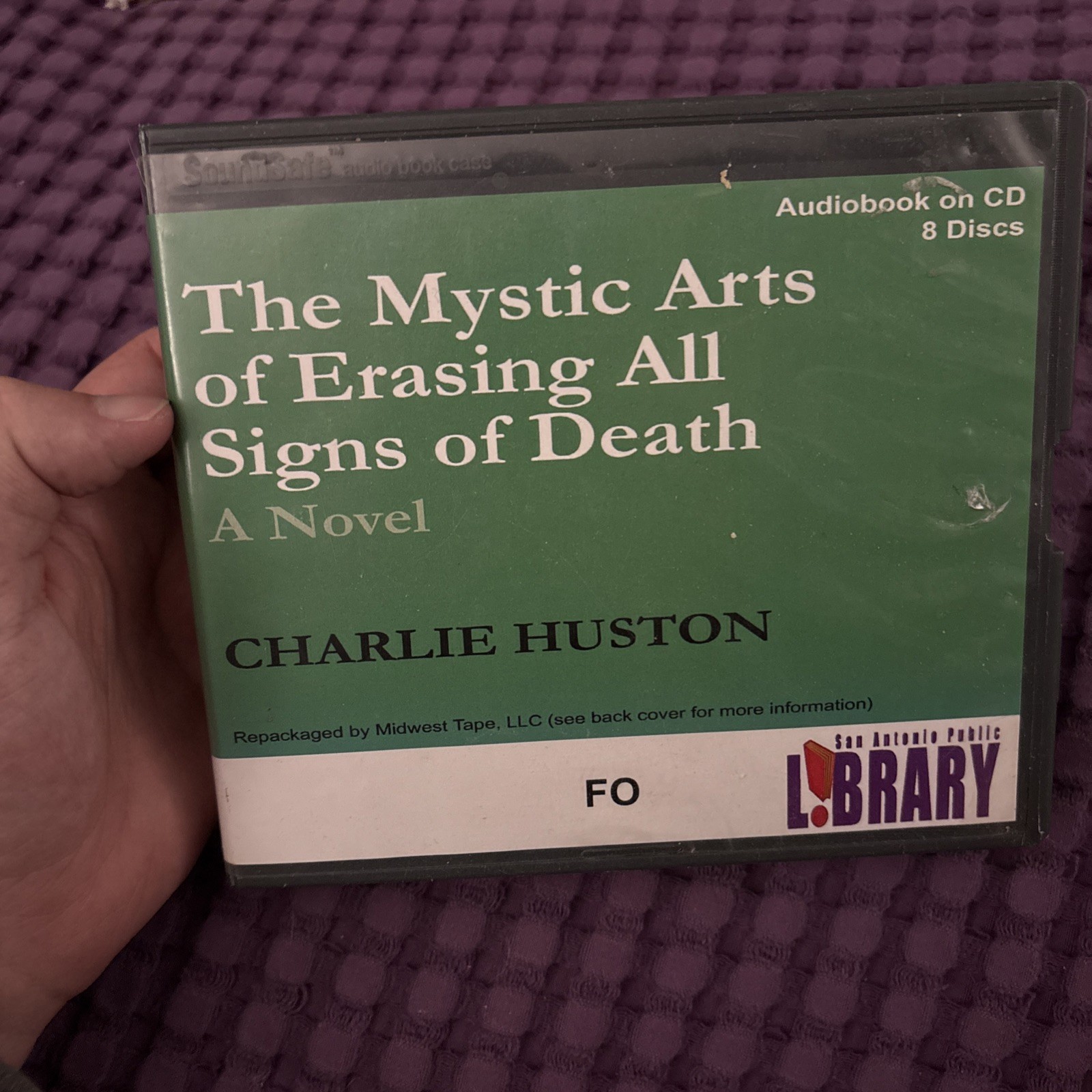The Mystic Arts of Erasing All Signs of Death — Audio CD Charlie Huston
