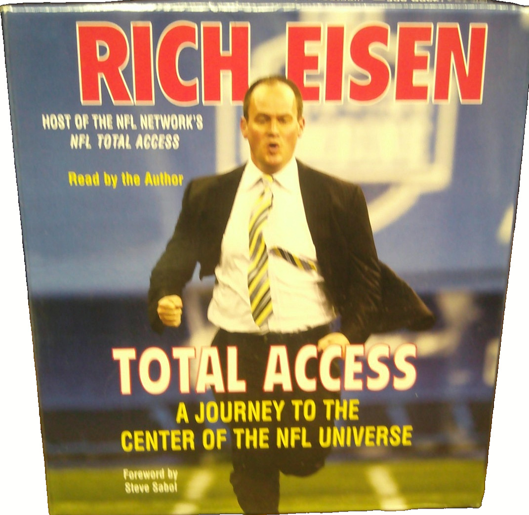 AUDIOBOOK: Total Access (Rich Eisen) Abridged (4 compact discs) NFL Host X29