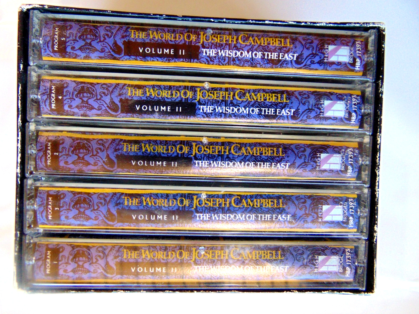 Vintage Transformations of Myth by Joseph Campbell Vol II Audio Cassette Box Set