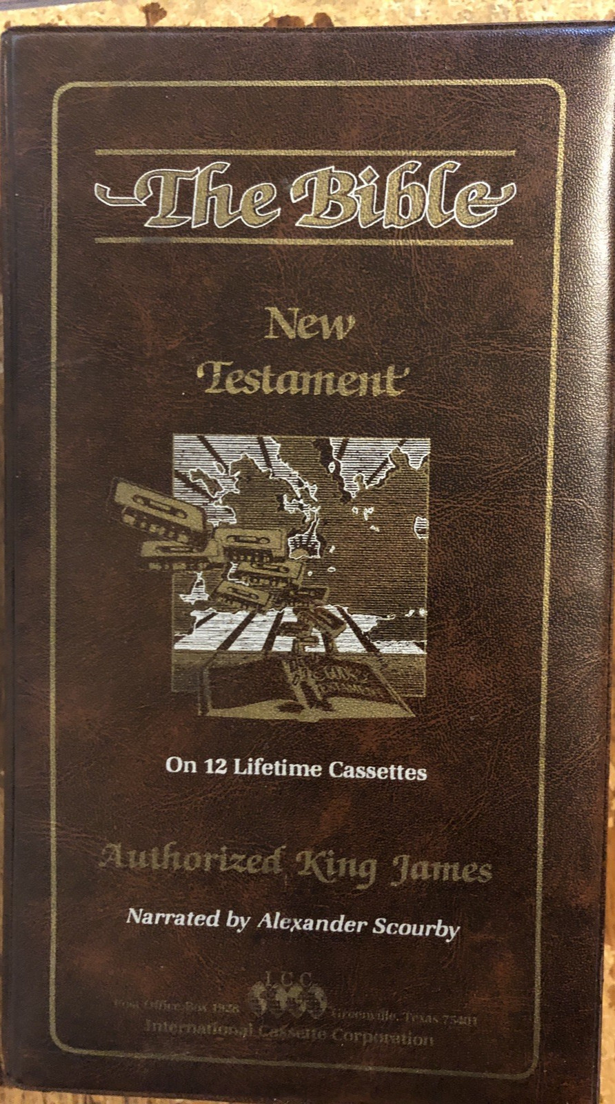 The Holy Bible, King James Version, New Testament on Cassette Alexander Scourby