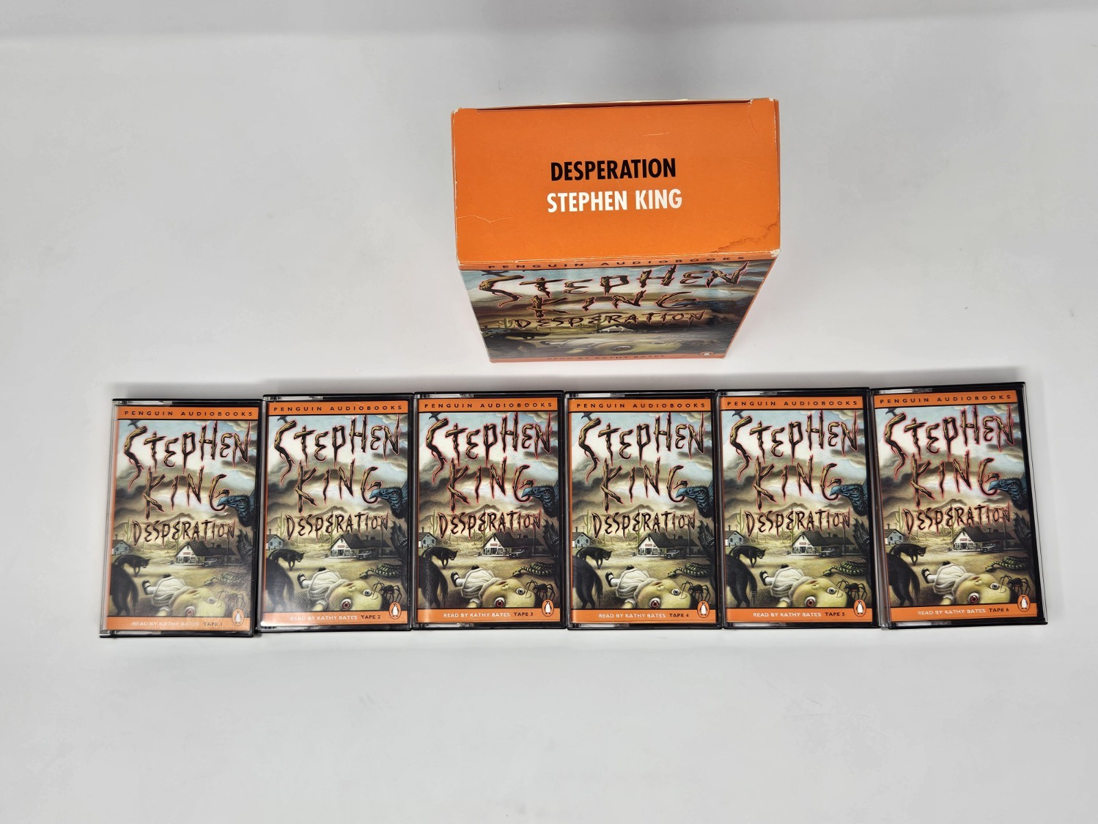 VTG 1996 STEPHEN KING Desperation Audiobook on 6 Cassette Tapes