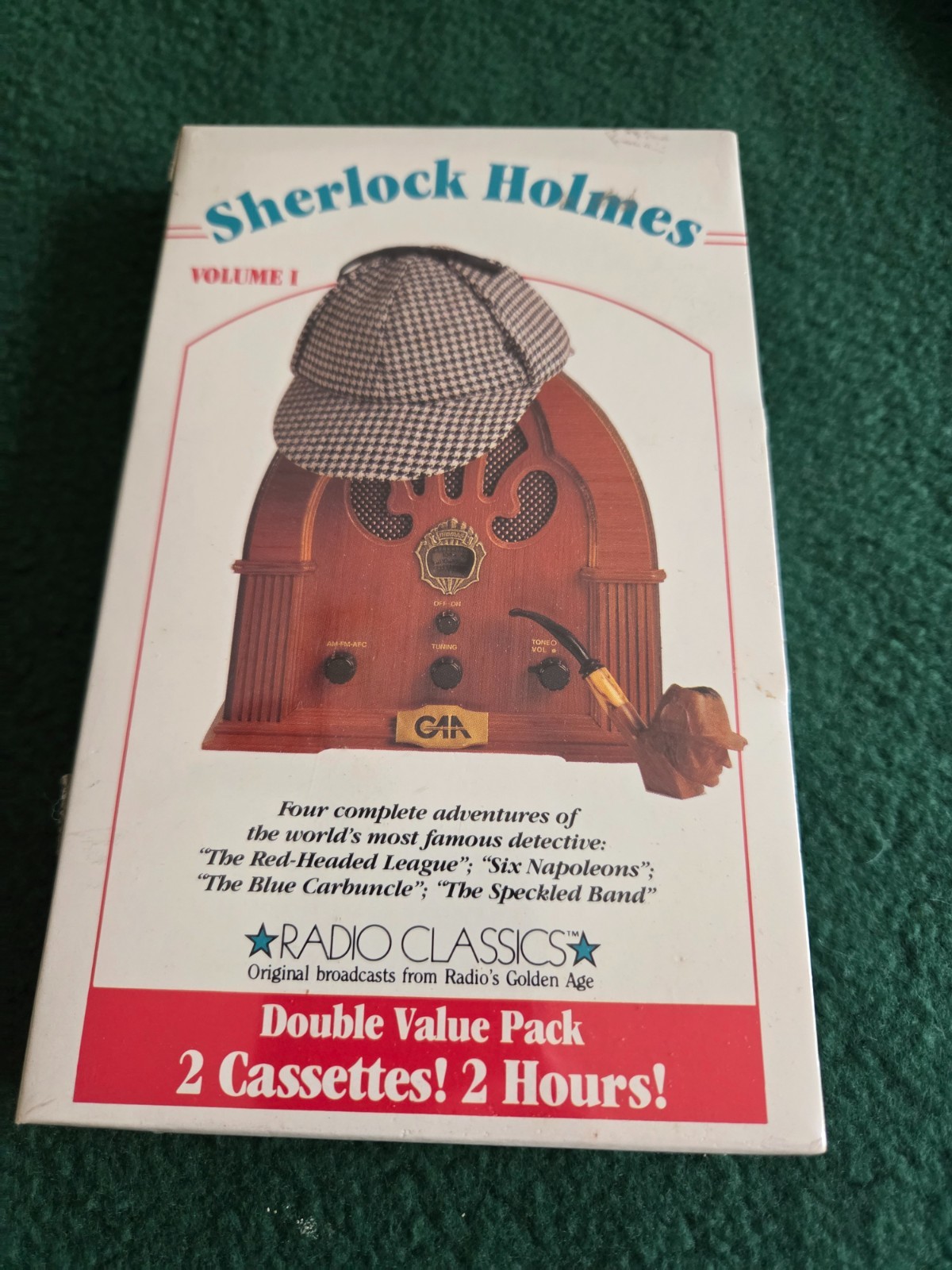 Sherlock Holmes — Radio Classics — Volume #1 — 2 Cassette Tapes