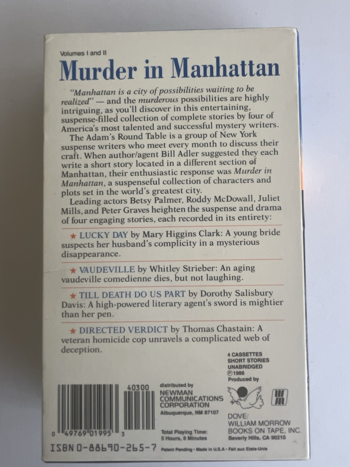 audio books on cassette tapes
