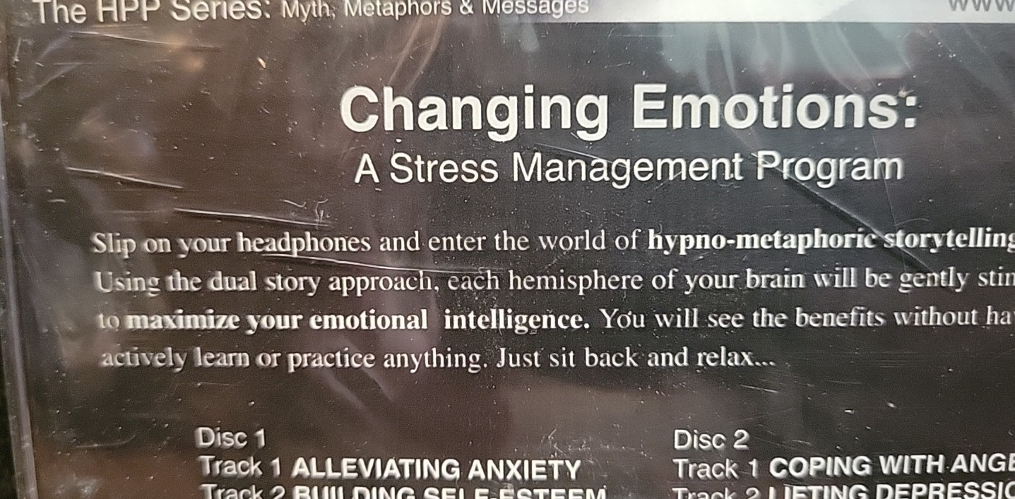HPP CHANGING EMOTIONS 2 CD Self Hypnosis Lloyd Glauberman Anxiety Self Esteem